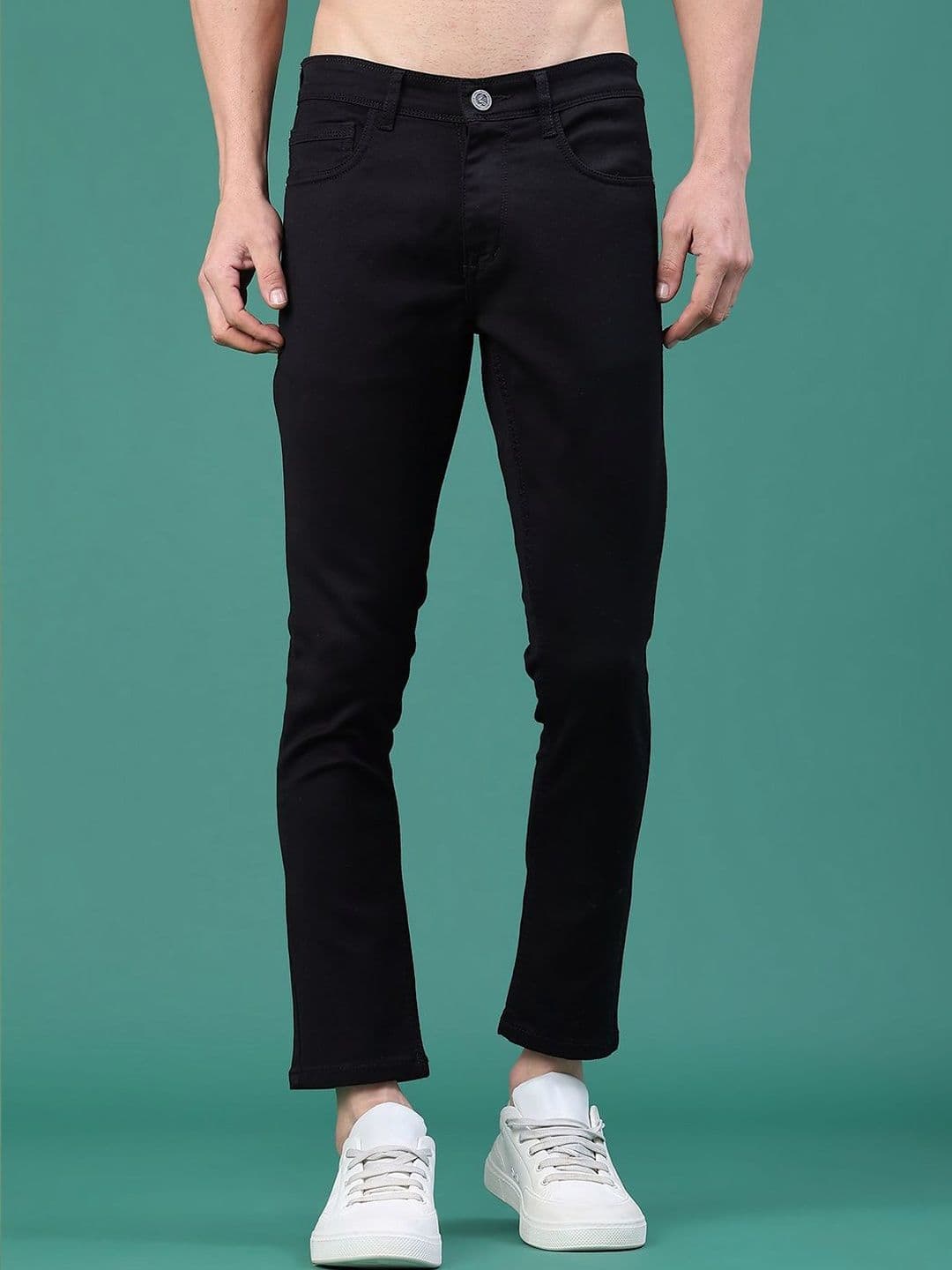 V-Mart Men Regular Fit Mid-Rise Stretchable Jeans - view 1