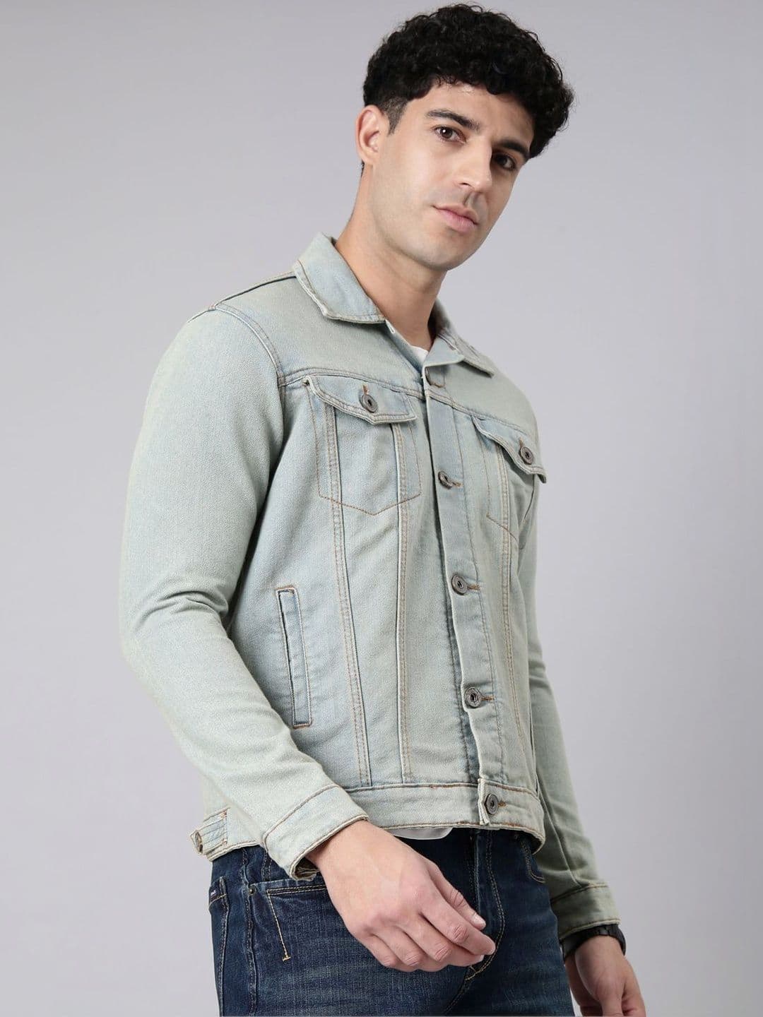 CINOCCI Men Denim Jacket - view 1