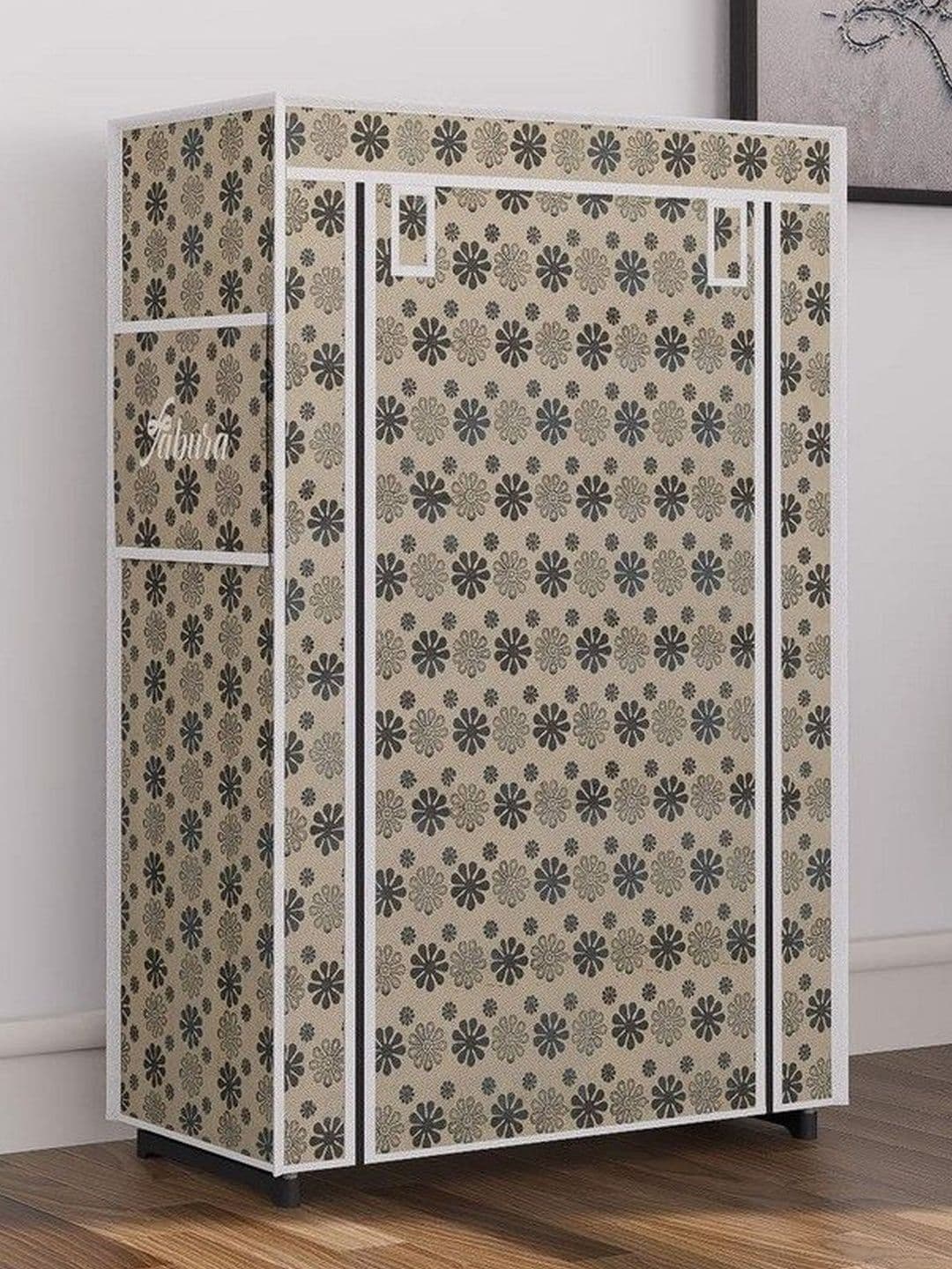 Fabura Beige & White 5-Layers Water Resistance Shoe Rack - view 1