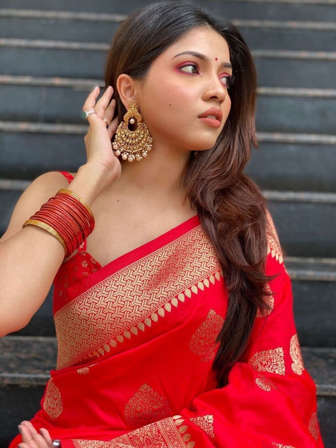 Urban Pallu Woven Design Zari Silk Blend Designer fwd Saree - view 1