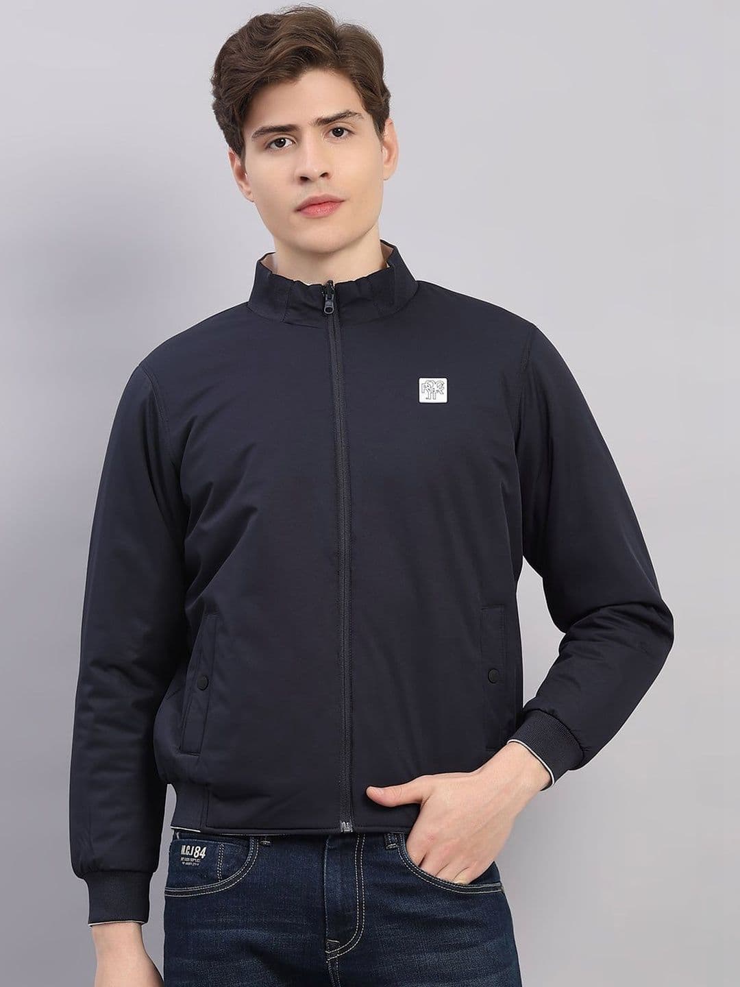 rock.it Men Reversible Outdoor Bomber Jacket - view 1