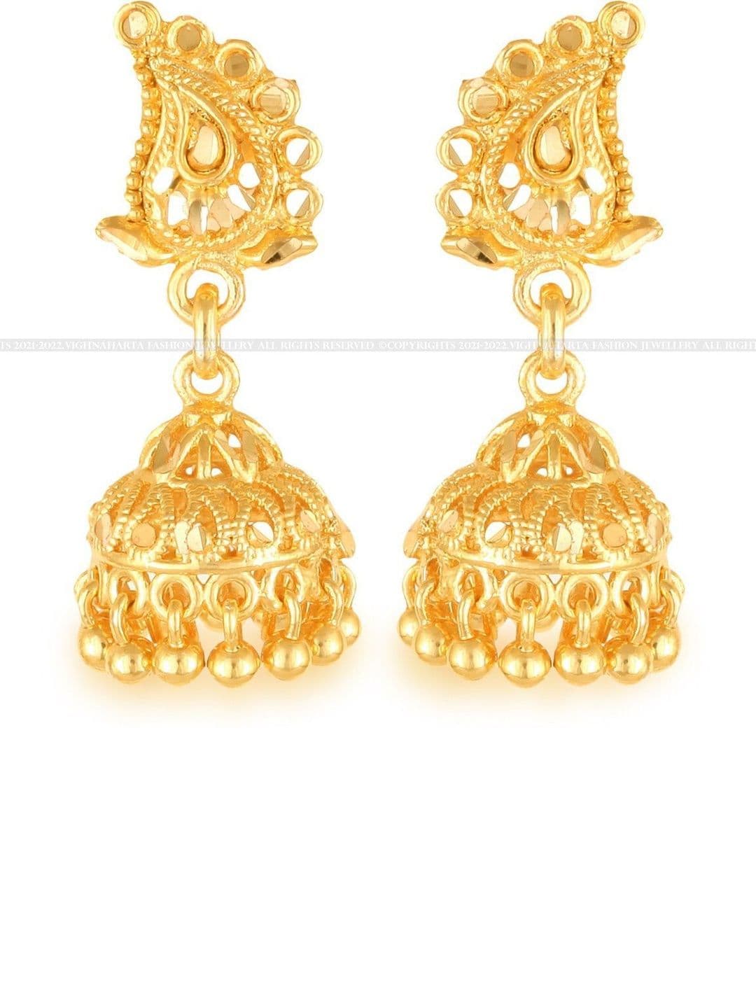 Trendfull Floral Jhumkas Earrings - view 1