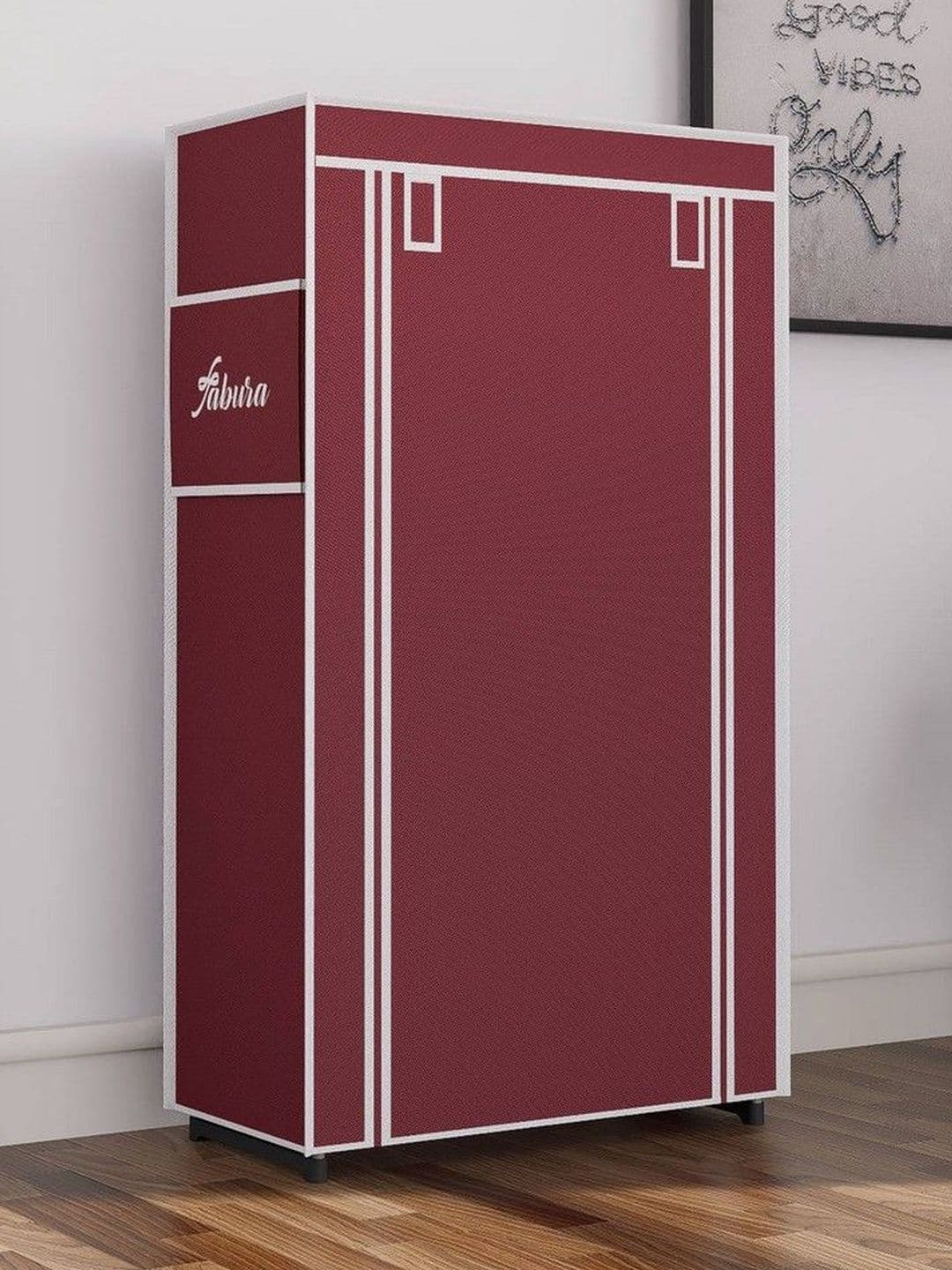 Fabura Maroon & White 6-Layers Water Resistance Shoe Rack - view 1