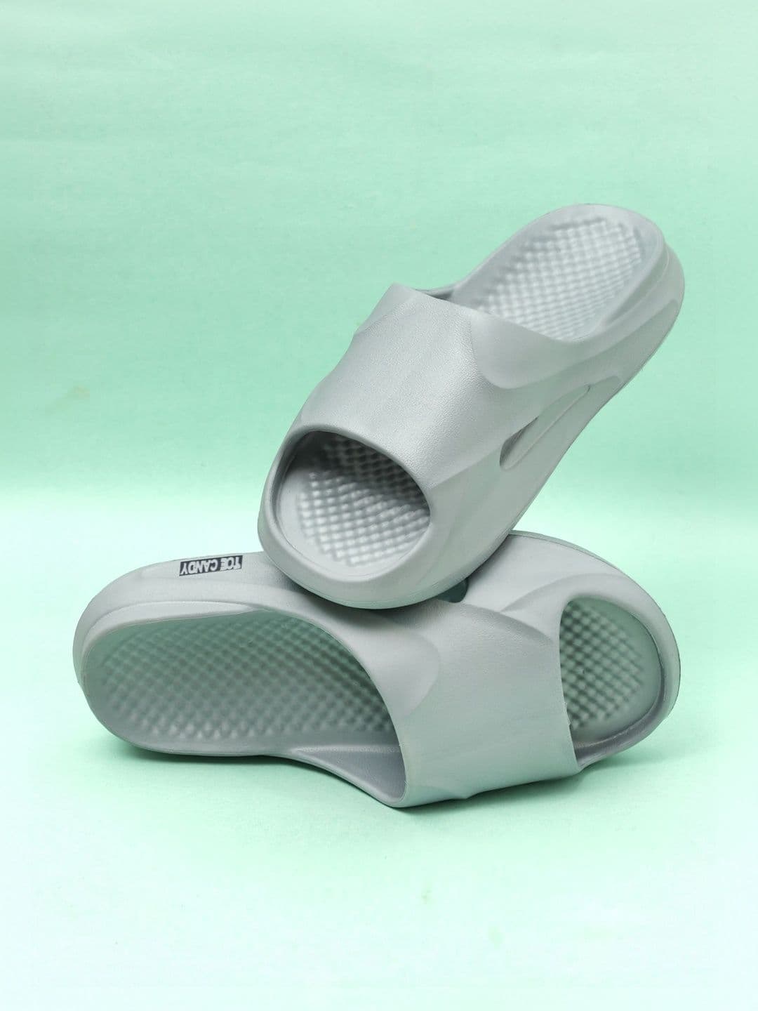 TOE CANDY Men Rubber Sliders - view 1