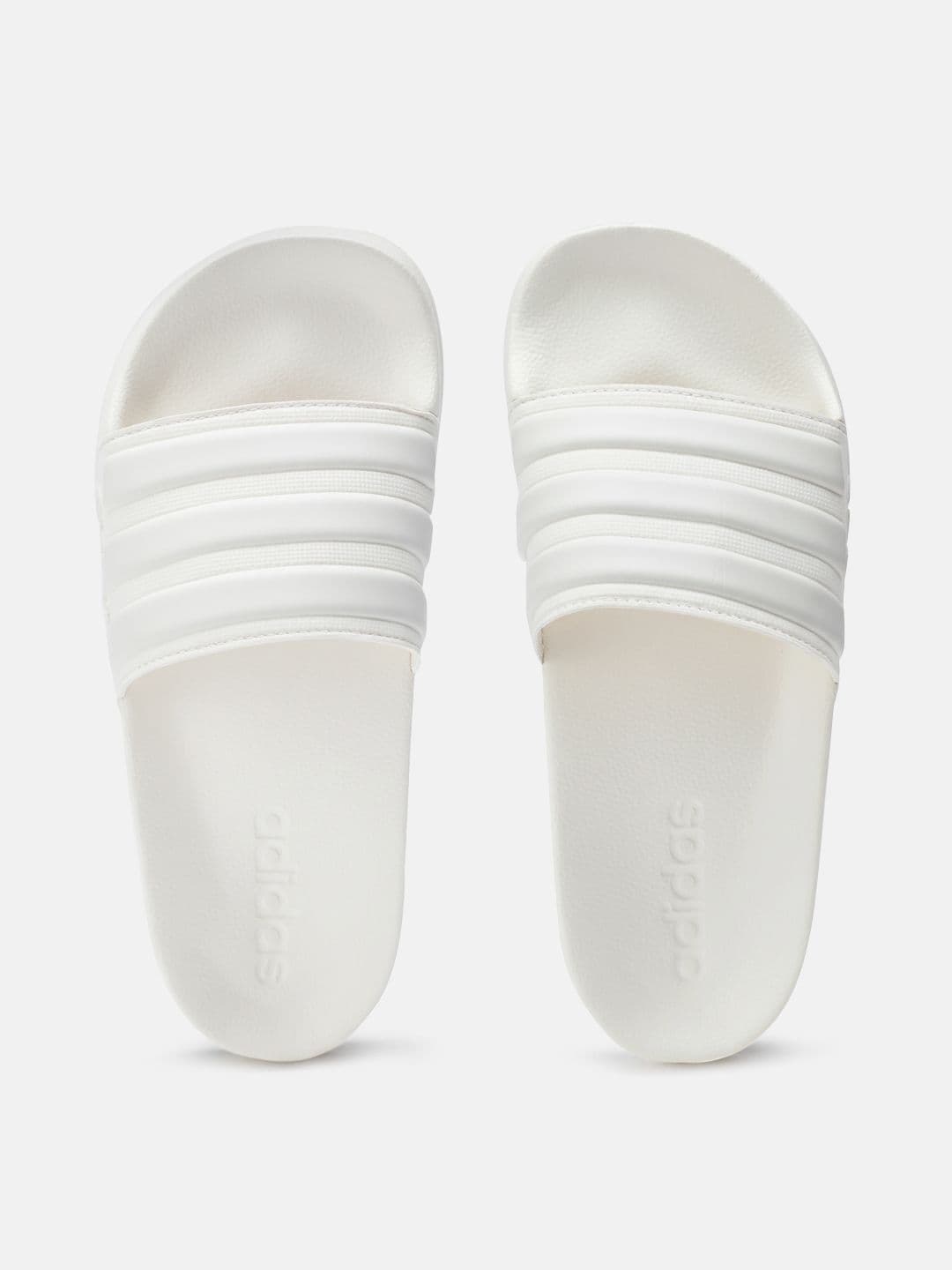 ADIDAS Unisex Cloudfoam Striped Sliders - view 1