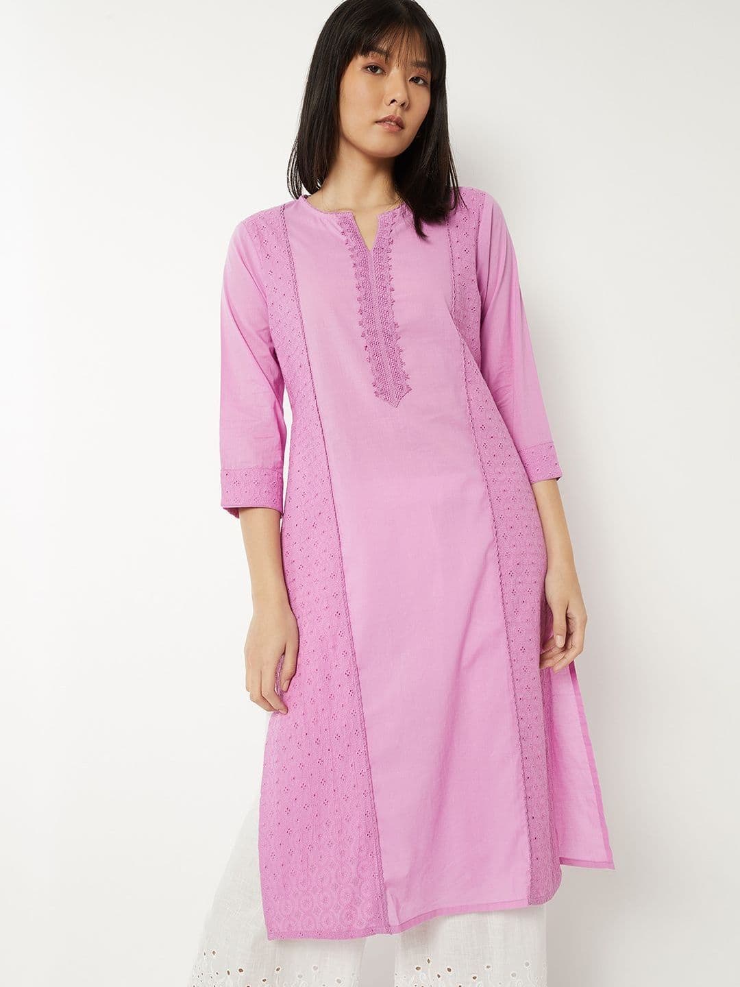 max Women Thread Work Kurta - view 1