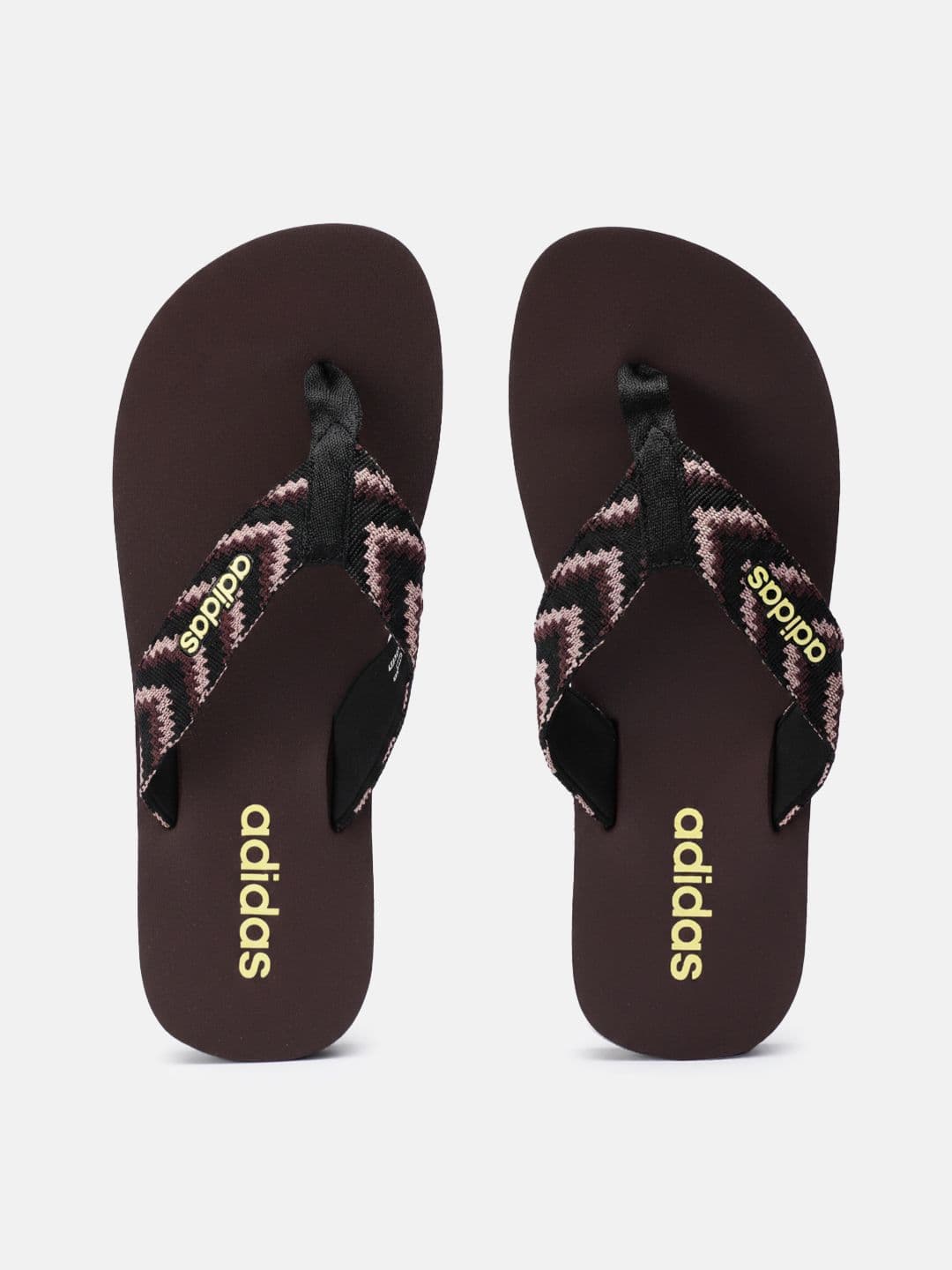 ADIDAS Men Stabile 2.0 Striped Thong Flip-Flops - view 1