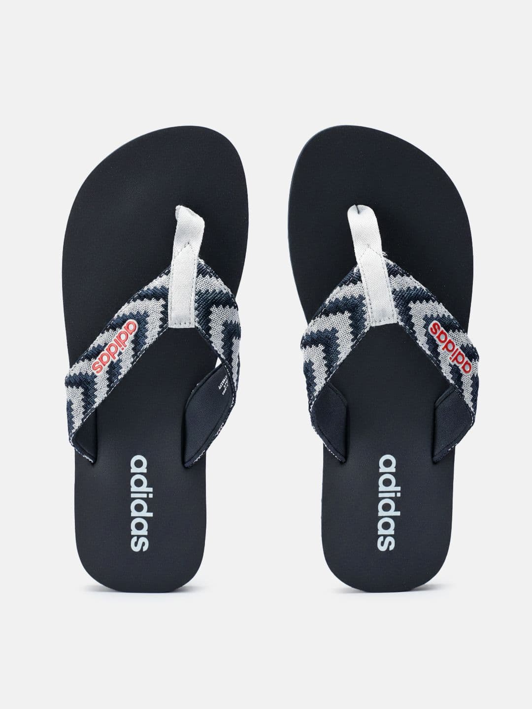 ADIDAS Men Stabile 2.0 Striped Thong Flip-Flops - view 1