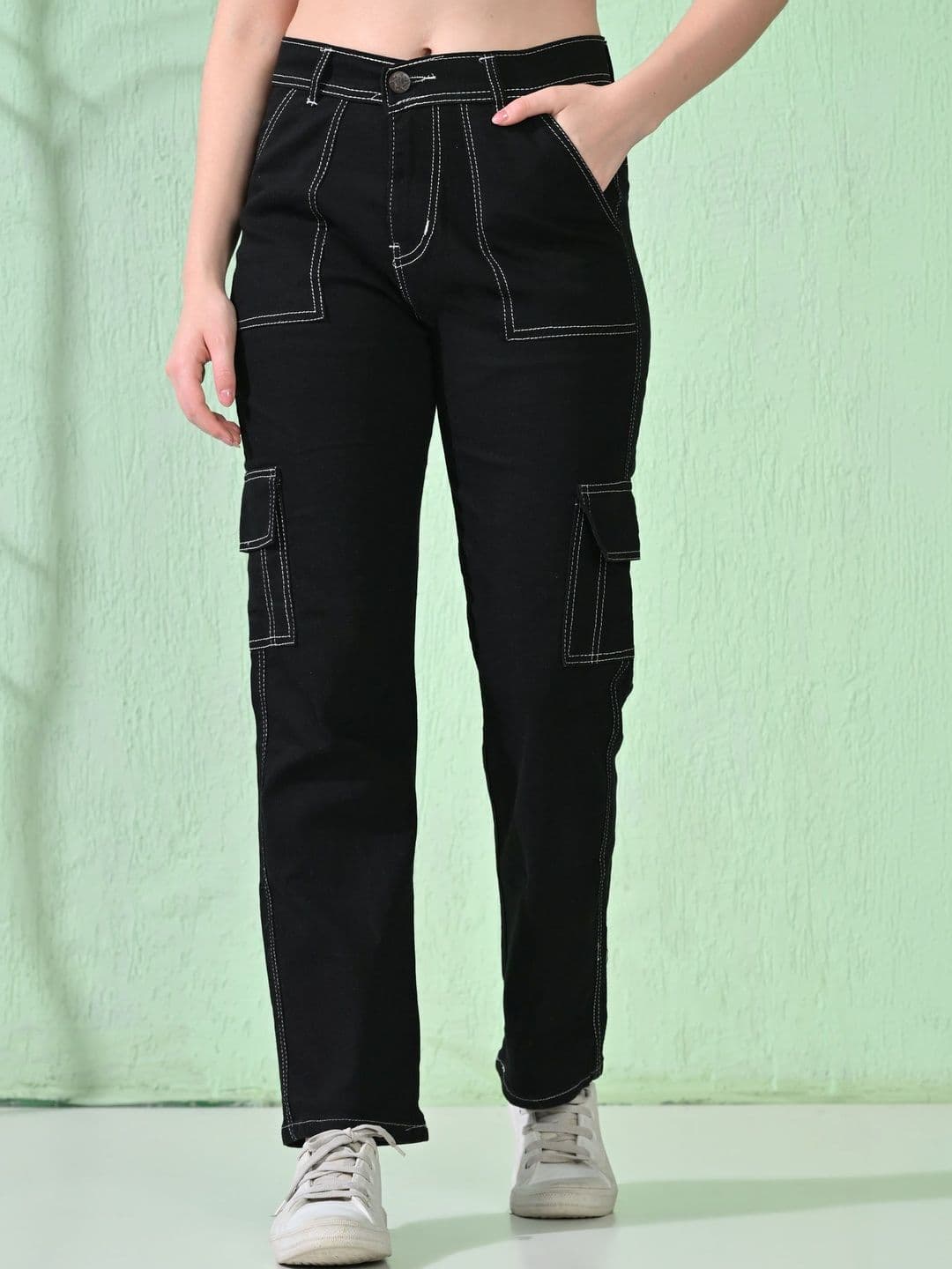 Mast & Harbour Women Classic Mid-Rise Stretchable Jeans - view 1