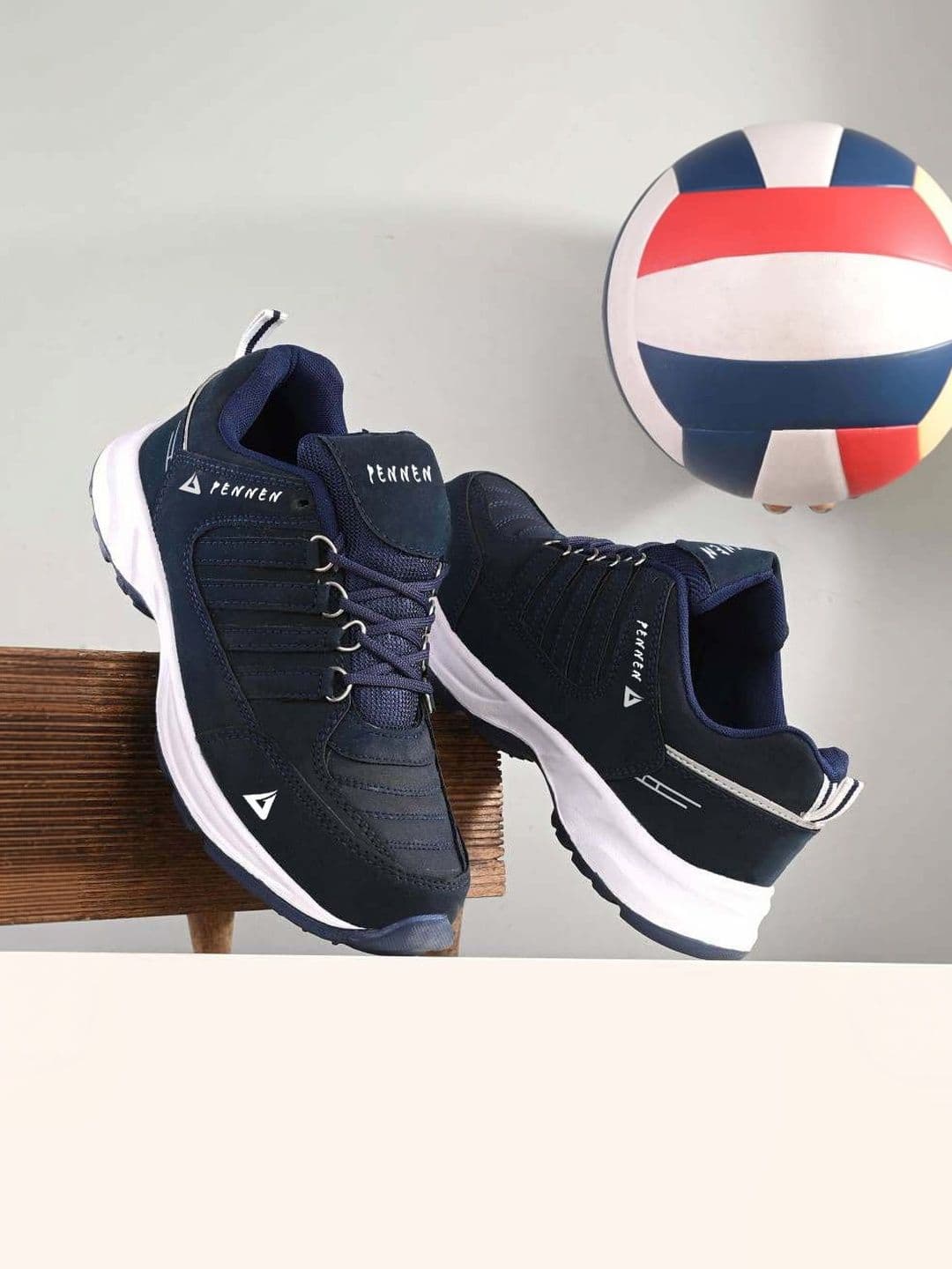 PENNEN Men Mesh Running Non-Marking Shoes - view 1