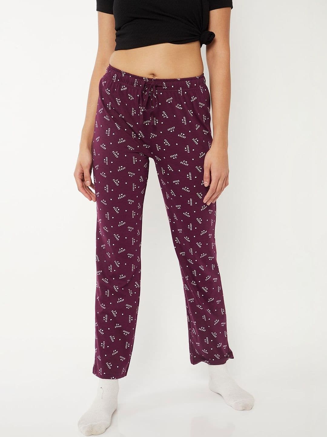 max Women Printed Mid Rise Lounge Pants - view 1