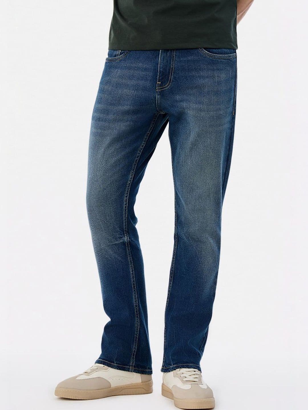 Snitch Blue Mid-Rise Relaxed Fit Jeans - view 1