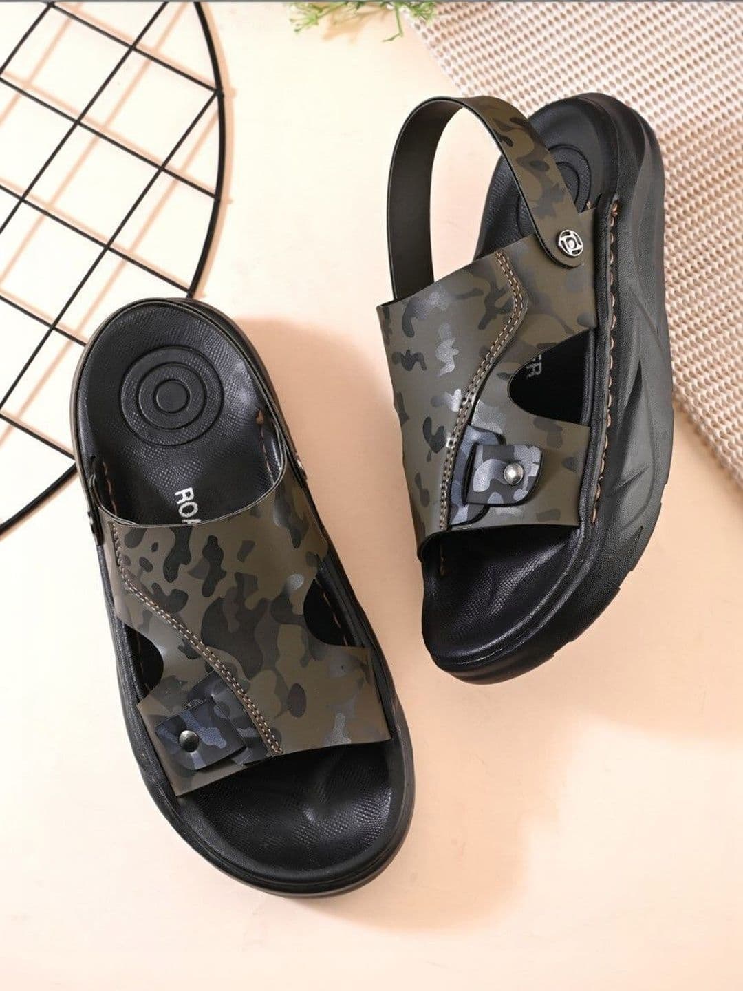 The Roadster Lifestyle Co Round Toe Comfort Sandals - view 1