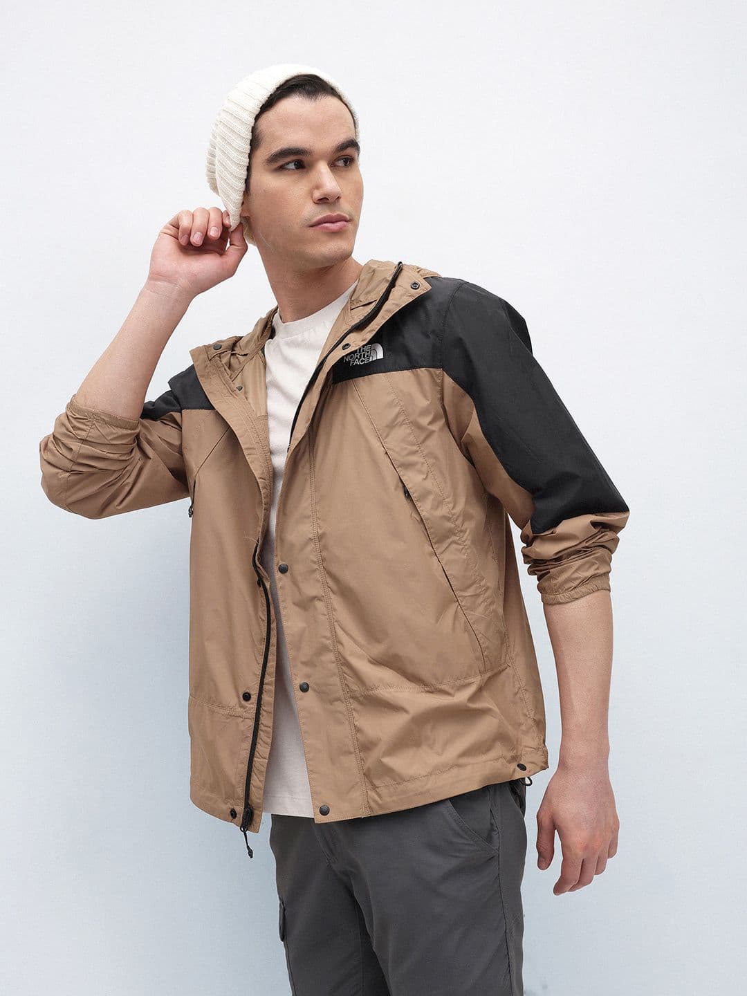 The North Face Water-Repellent Windcheater Colourblocked Sporty Jacket - view 1