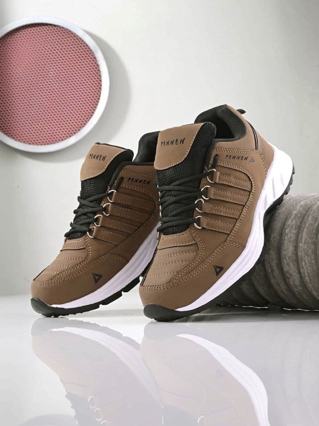 PENNEN Men Mesh Walking Non-Marking Shoes - view 1