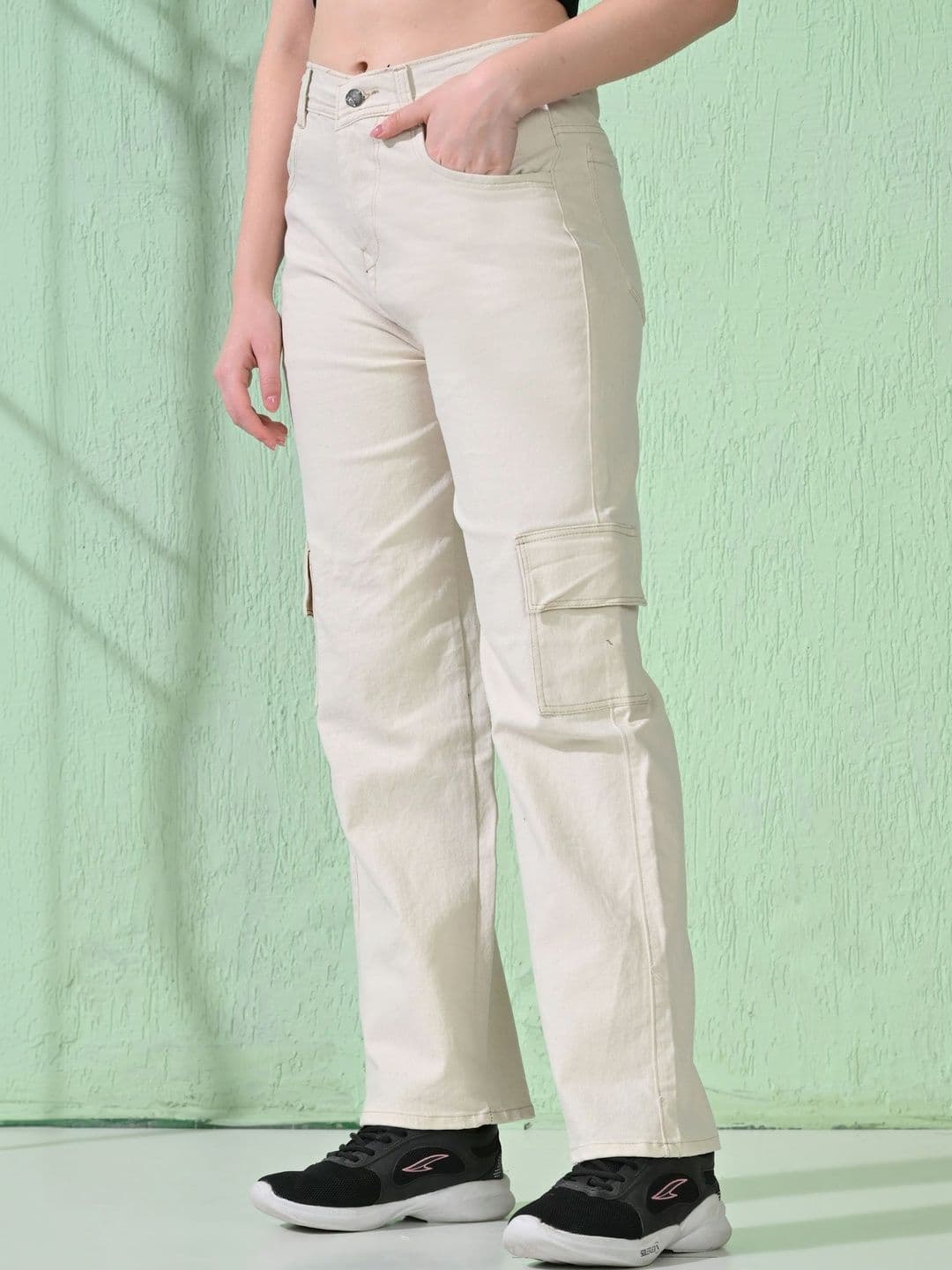 Mast & Harbour Women Classic Mid-Rise Stretchable Jeans - view 1
