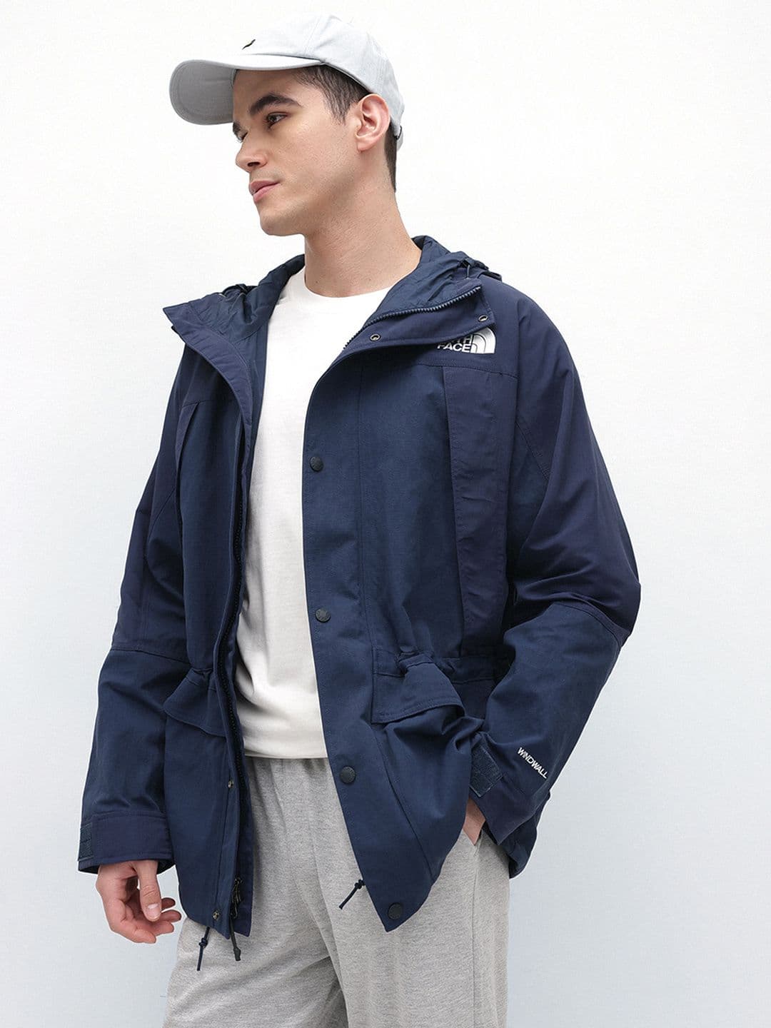 The North Face Longline Windwall Hooded Tailored Jacket - view 1