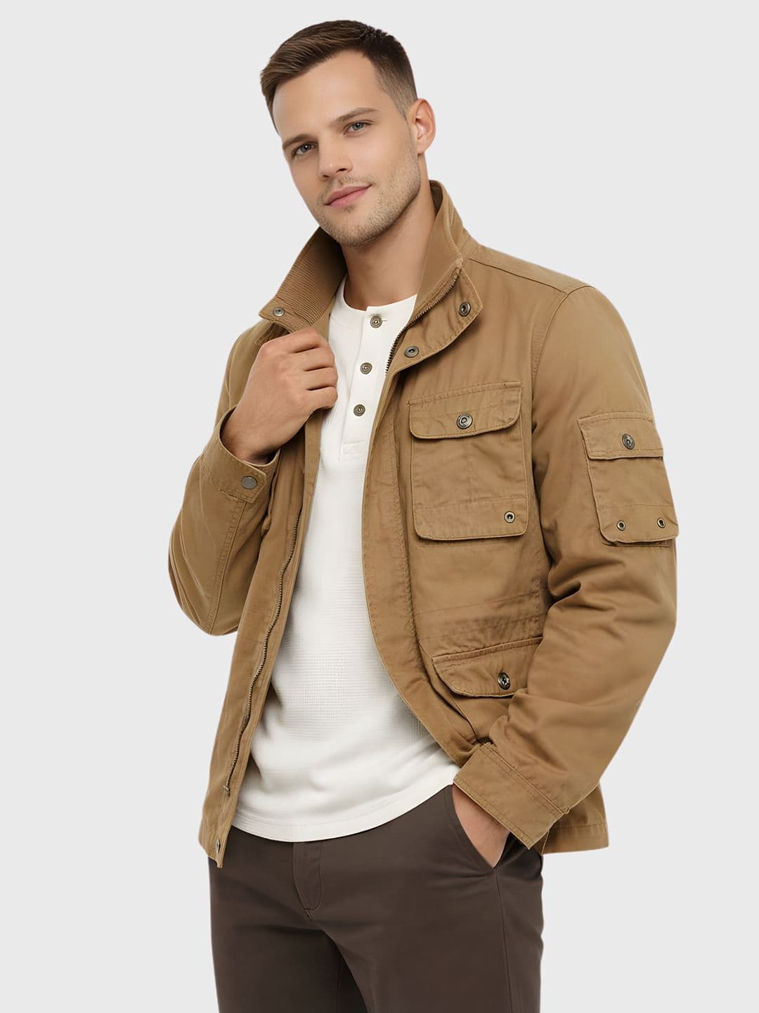 L'monte Outdoor Tailored Cotton Jacket - view 1