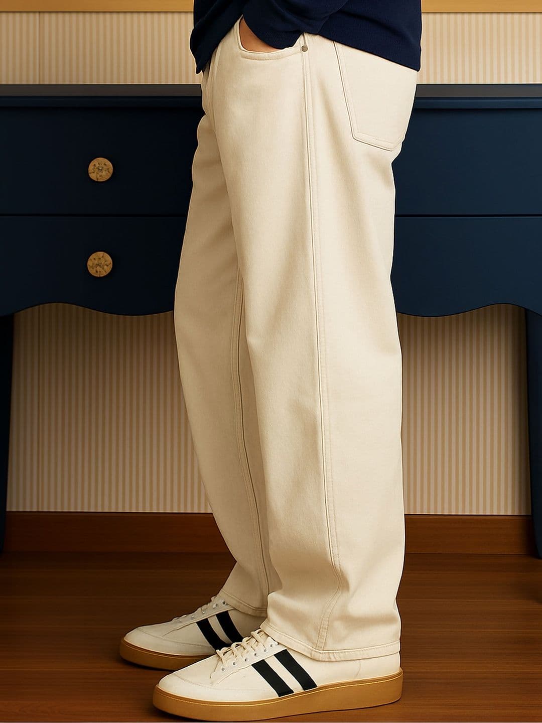 The Roadster Lifestyle Co Mid-Rise Baggy Jeans - view 1