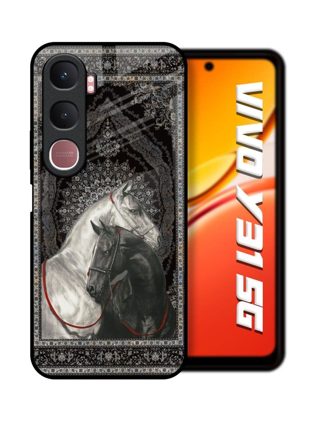 QRIOH Conversational Printed Vivo Y31 5G Back Case Mobile Accessories