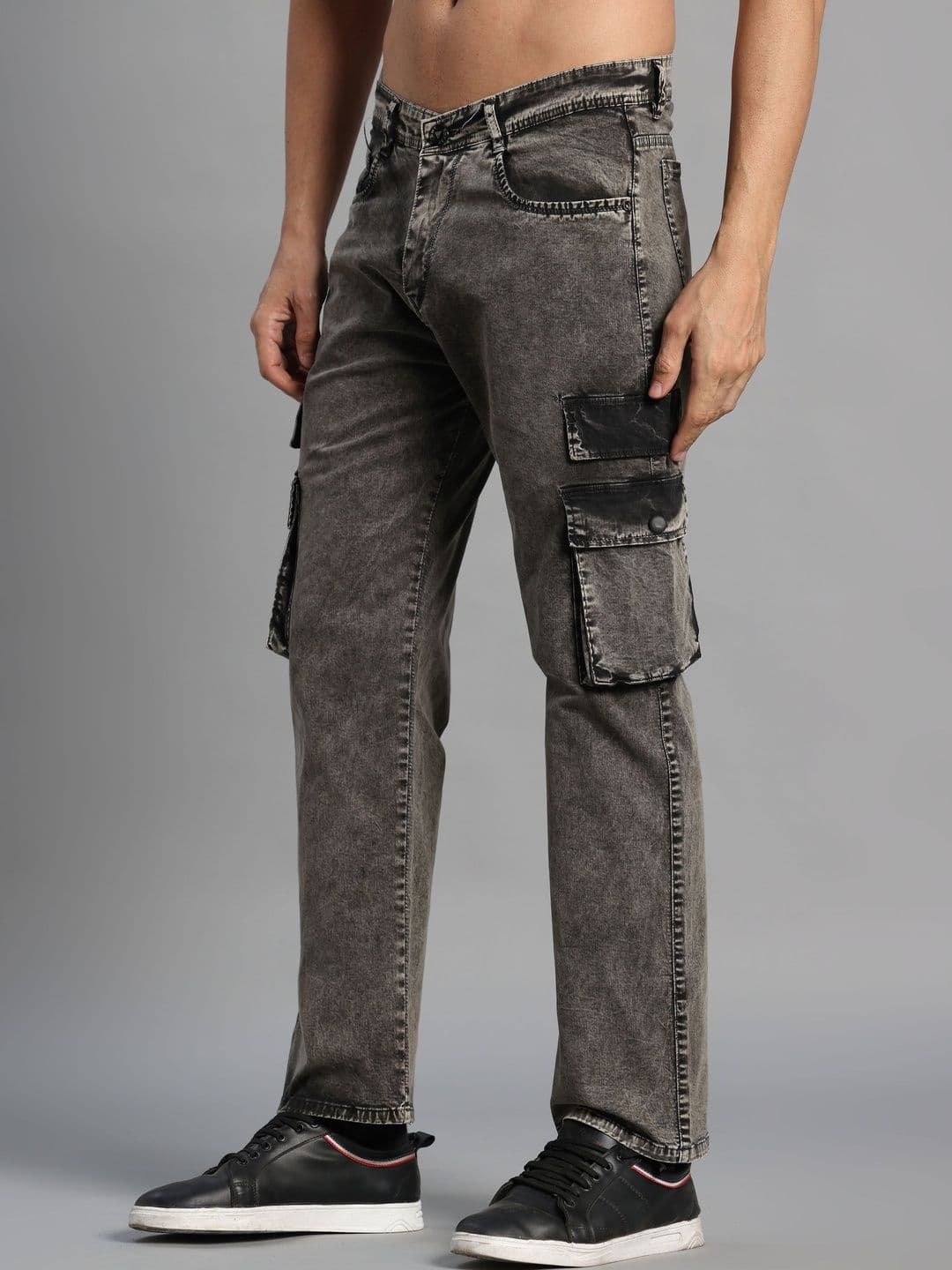 COY Men Comfort Relaxed Fit Mid-Rise Light Fade Stretchable Jeans - view 1