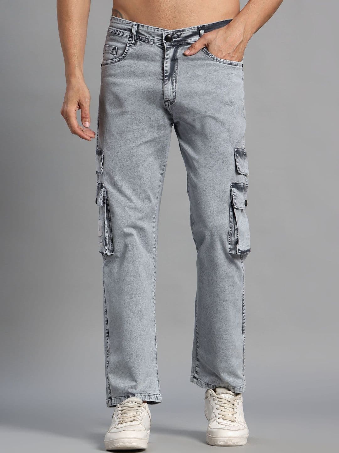 COY Men Comfort Relaxed Fit Mid-Rise Light Fade Stretchable Jeans - view 1