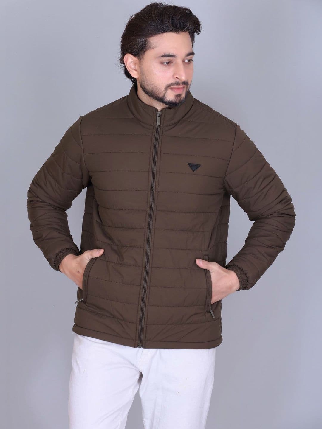 Rare Times Men Lightweight Puffer Jacket - view 1