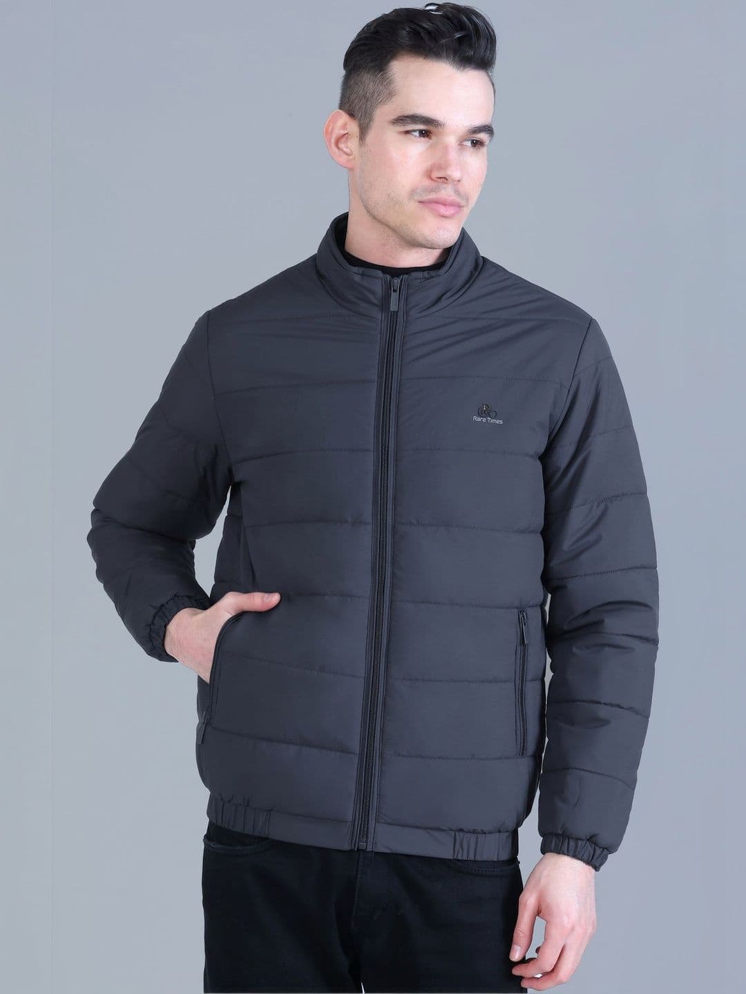 Rare Times Men Lightweight Puffer Jacket - view 1
