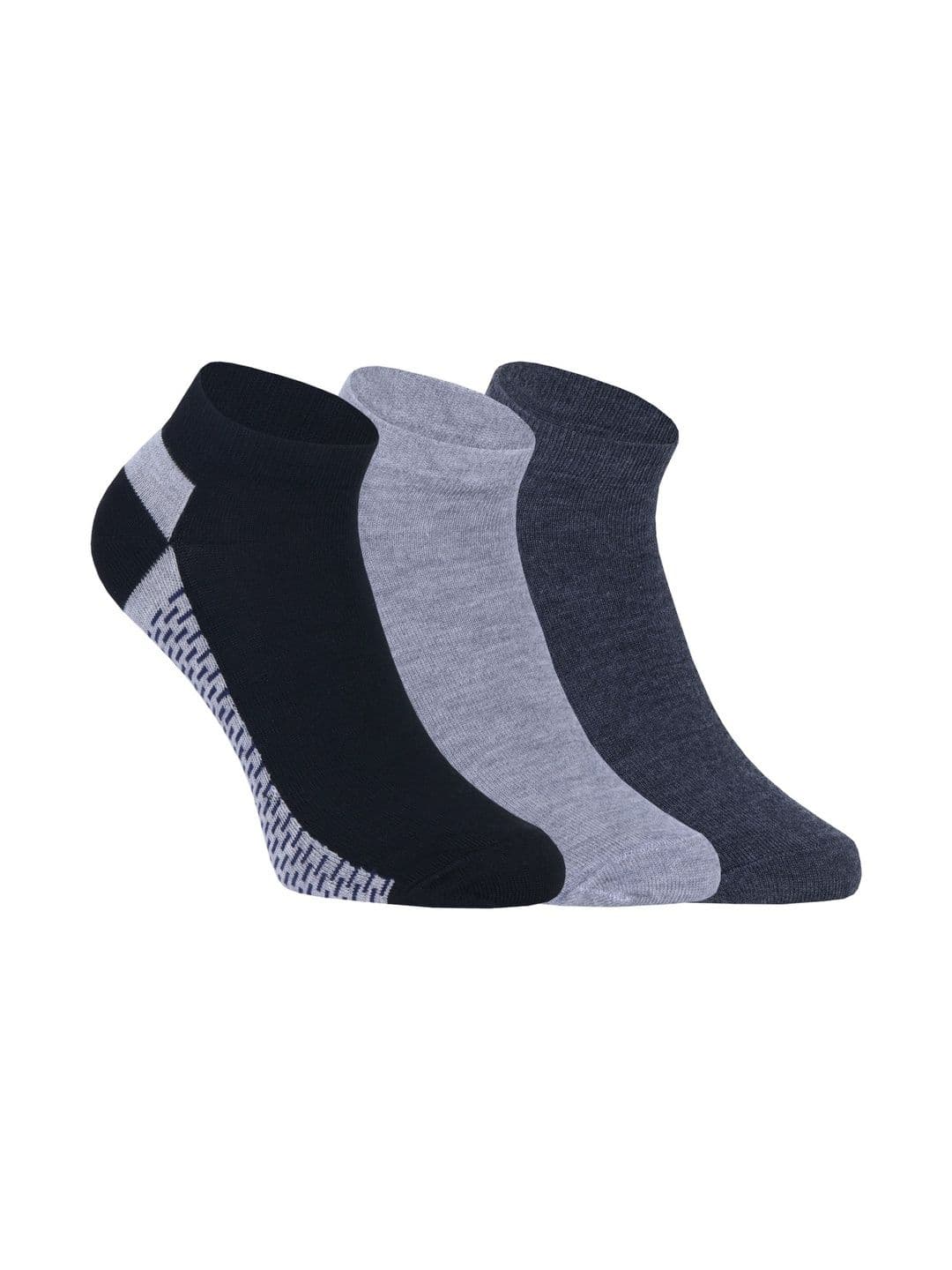 USOXO Unisex Pack of 3 Cotton Patterned Ankle Length Socks - view 1