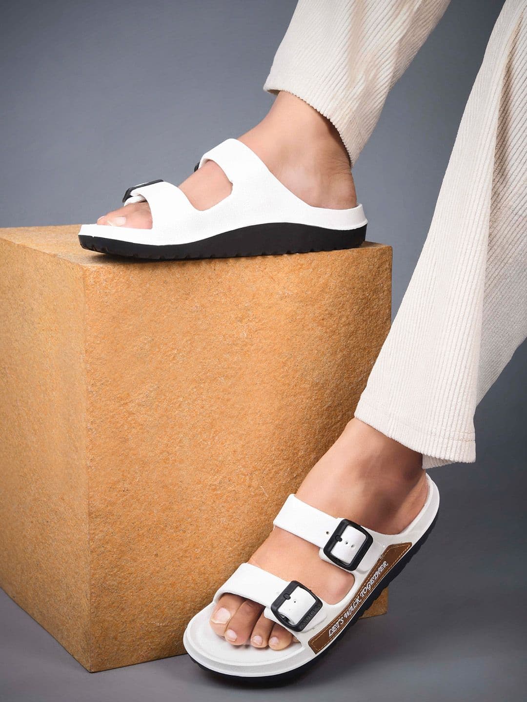 Adda Cushioned Footbed Casual Sliders - view 1