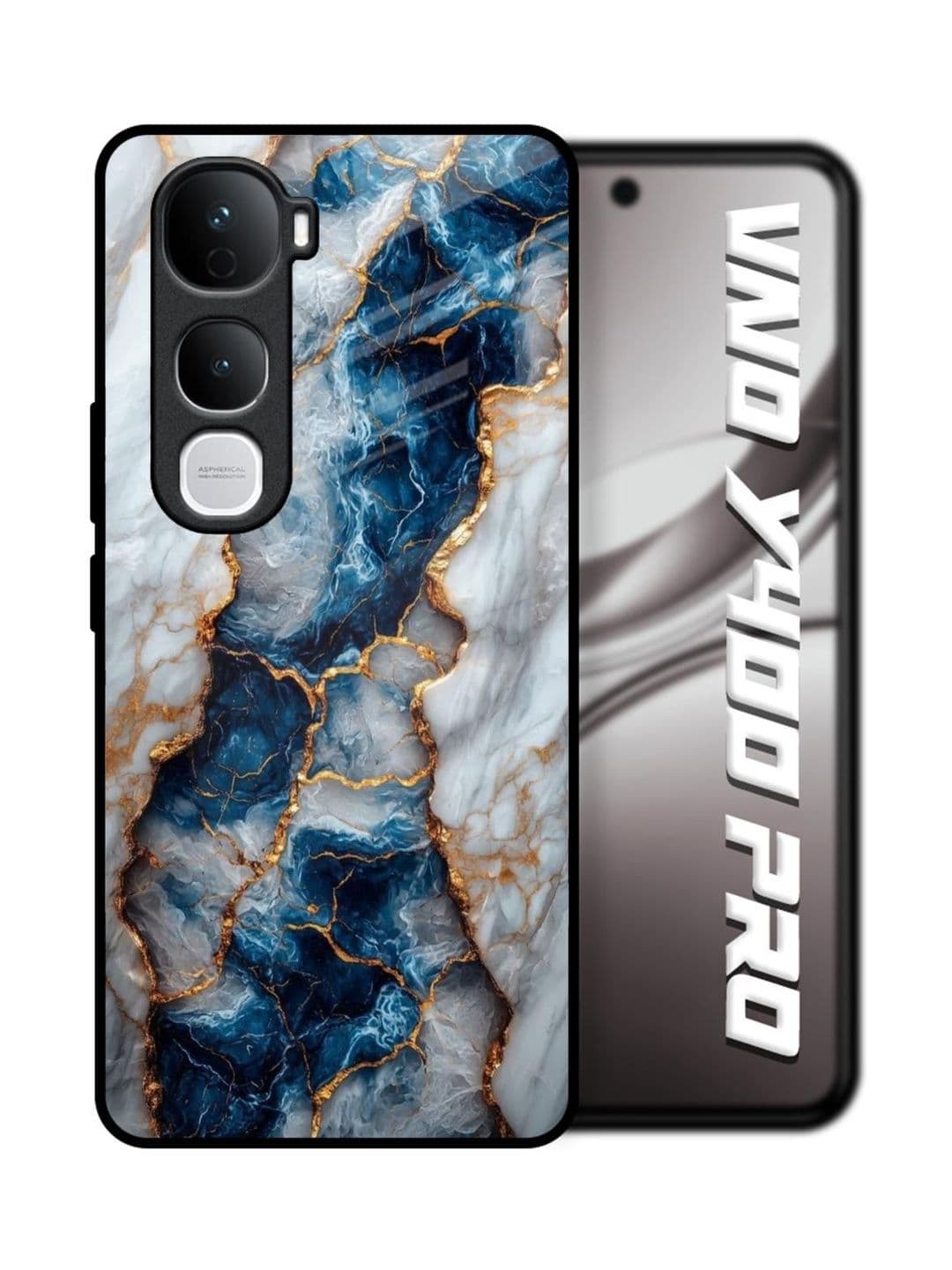 QRIOH Abstract Printed Vivo Y400 Pro 5G Back Case Mobile Accessories