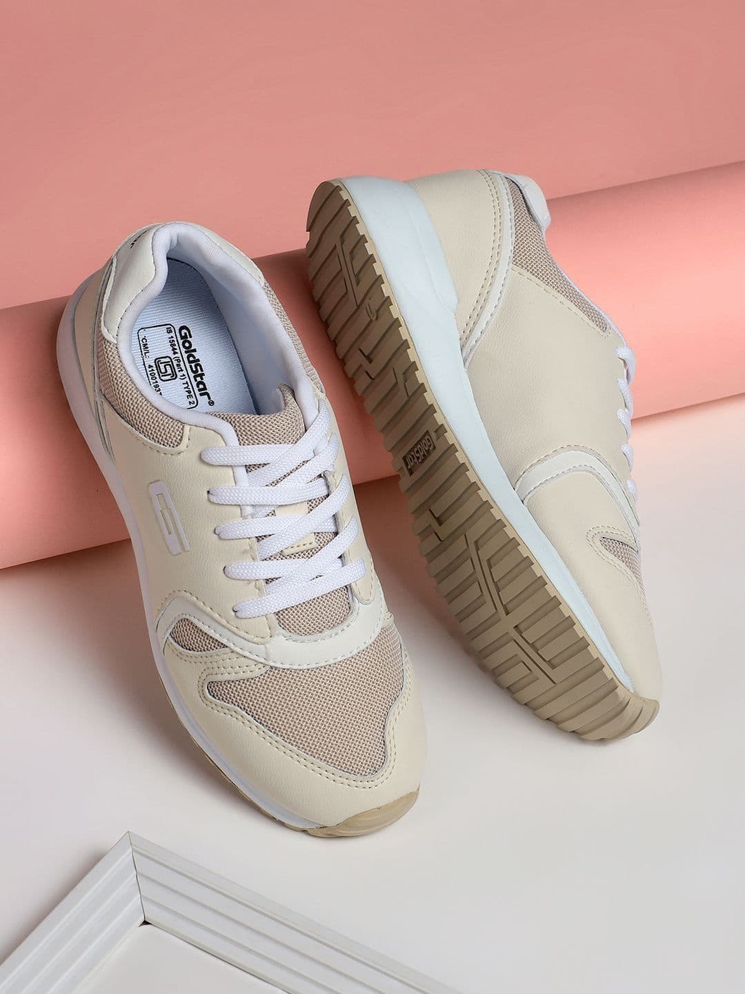 Goldstar Women Casual Sneakers Lightweight Cushioned Sole Breathable Mesh Daily Wear Shoes - view 1