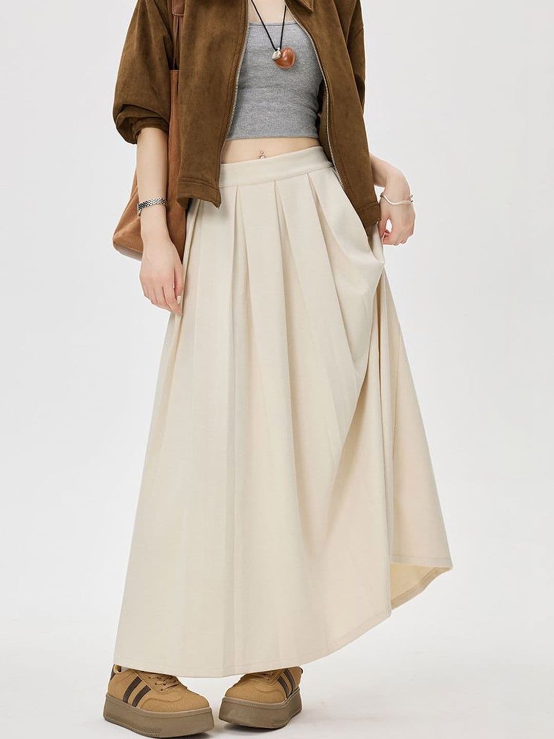Suo Flared Maxi Skirts - view 1