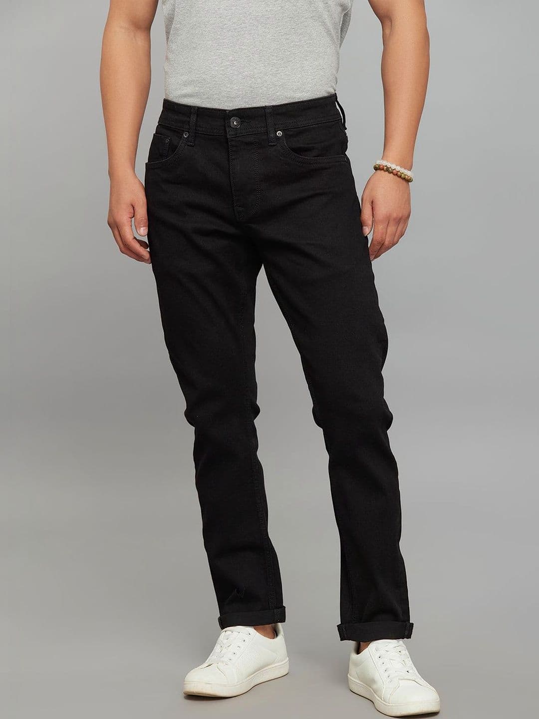 Rookies Men Skinny Fit Low-Rise Stretchable Jeans - view 1