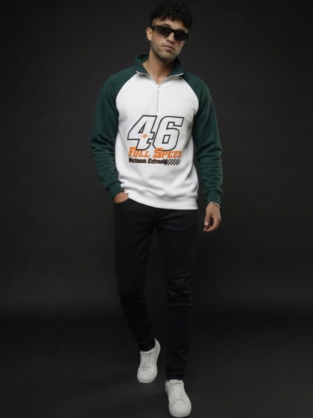 Try This Men Colourblocked Polo Collar T-shirt - view 1