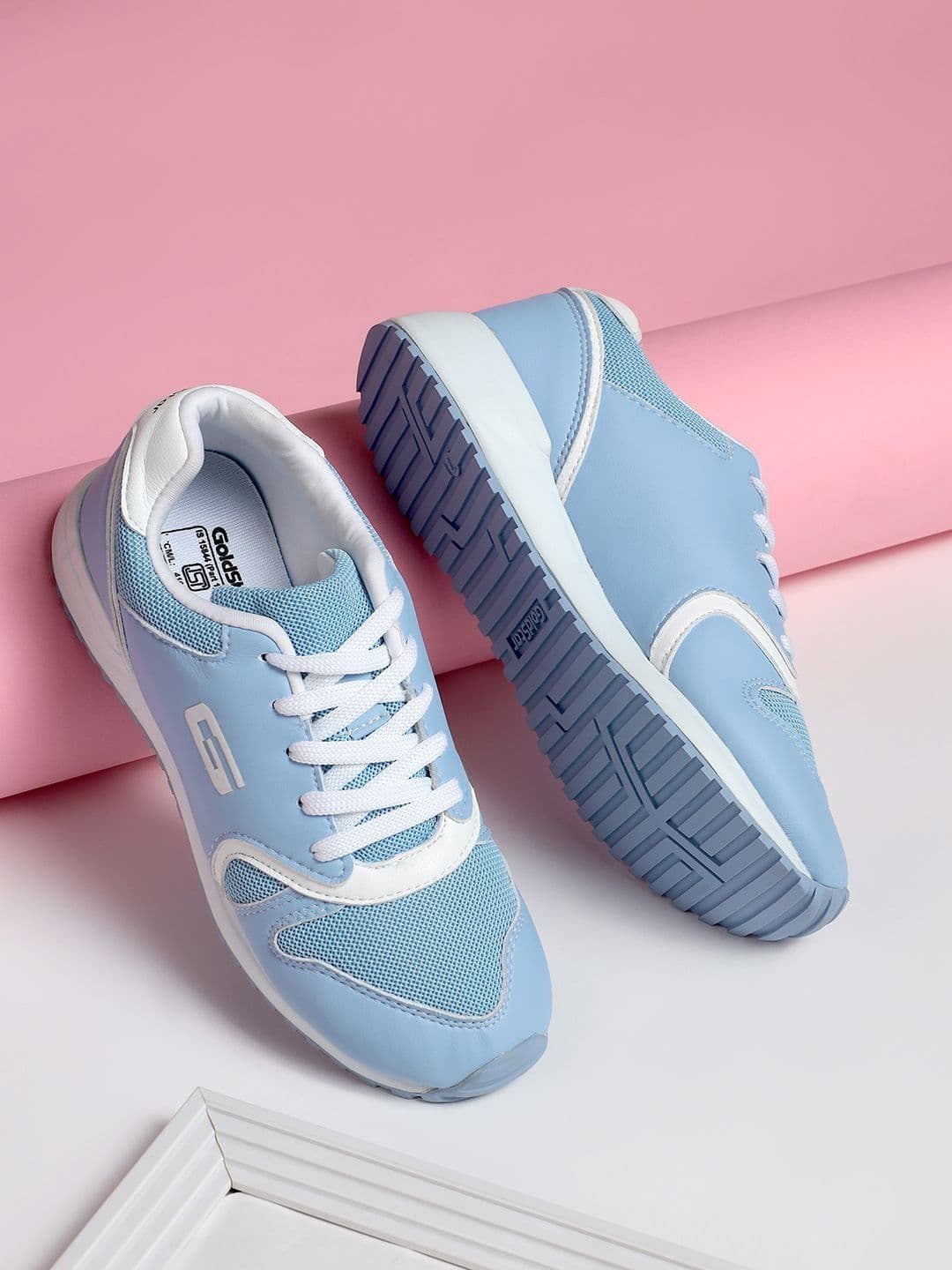 Goldstar Women Casual Sneakers Lightweight Cushioned Sole Breathable Mesh Daily Wear Shoes - view 1
