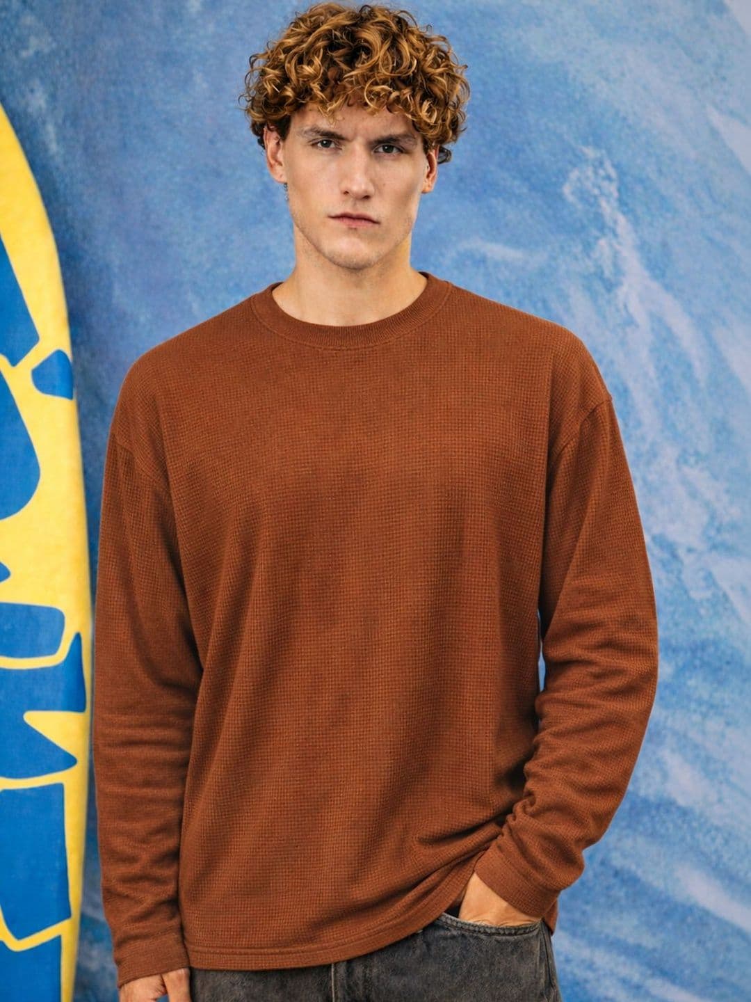 BDSQUARE Men Solid Round Neck T-shirt - view 1