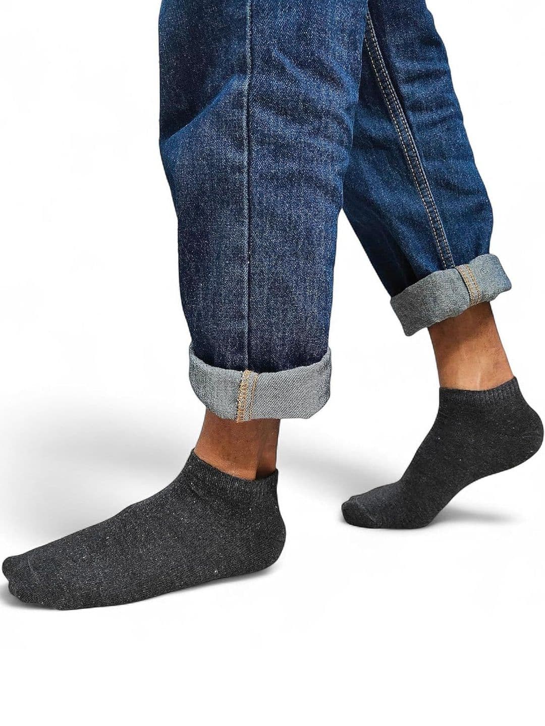 MJE Men Cotton Blend Assorted Shoe Liners Socks - view 1