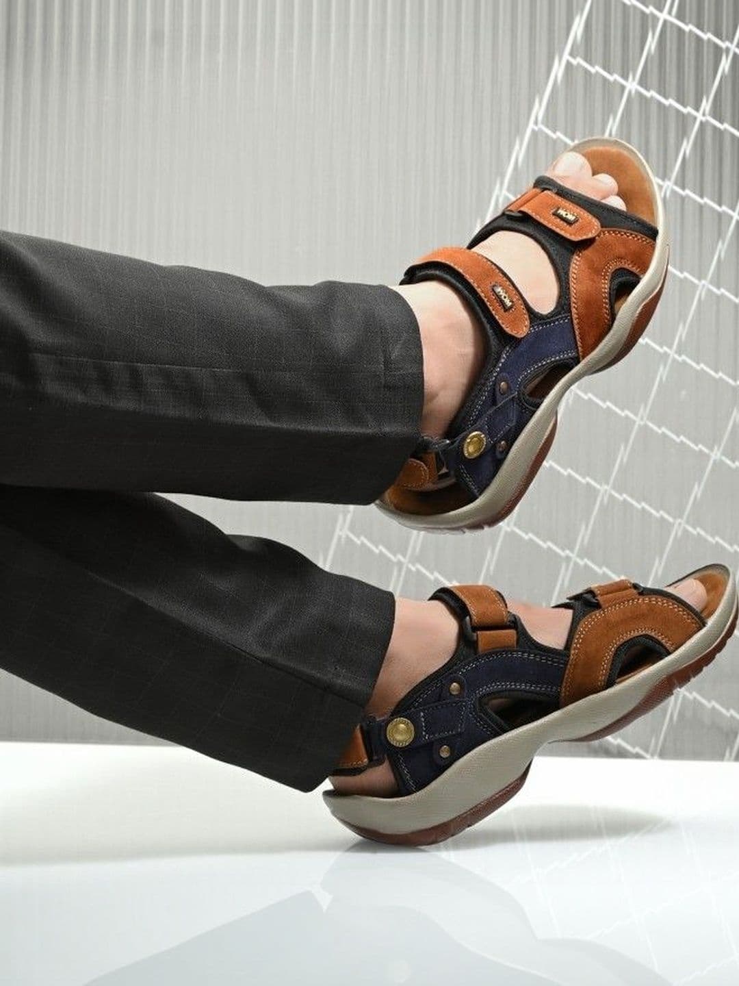 The Roadster Lifestyle Co Men Velcro Sports Sandals - view 1