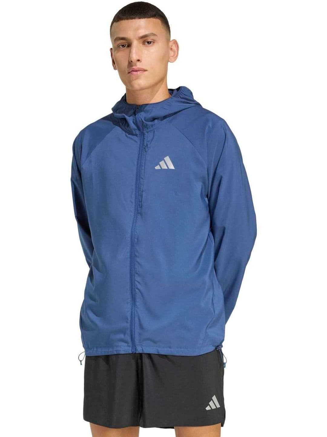 ADIDAS Run Ess JKT M Printed Hooded Sporty Jacket - view 1
