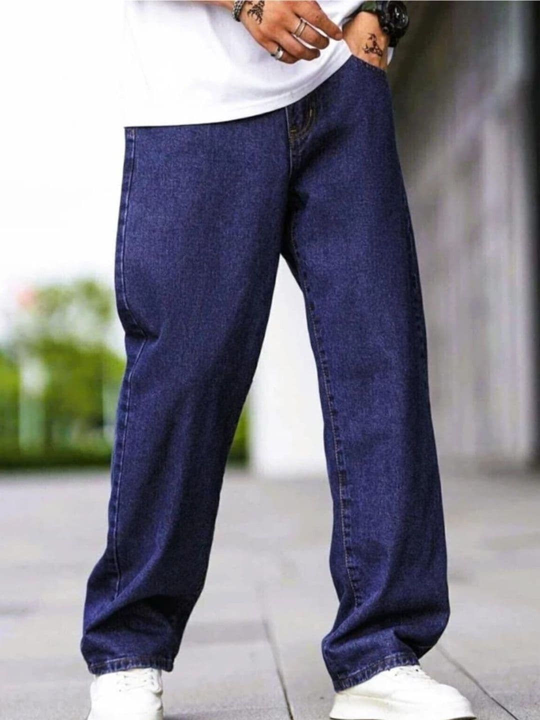 Belvog Men High-Rise Stretchable Jeans - view 1