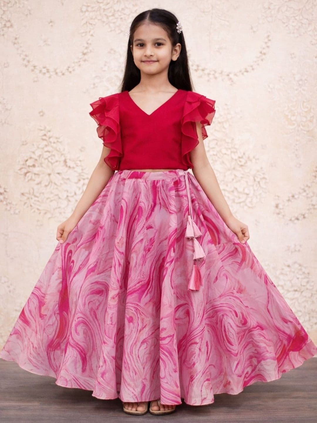 DRISHIV ENTERPRISE Girls Ready to Wear Lehenga & - view 1