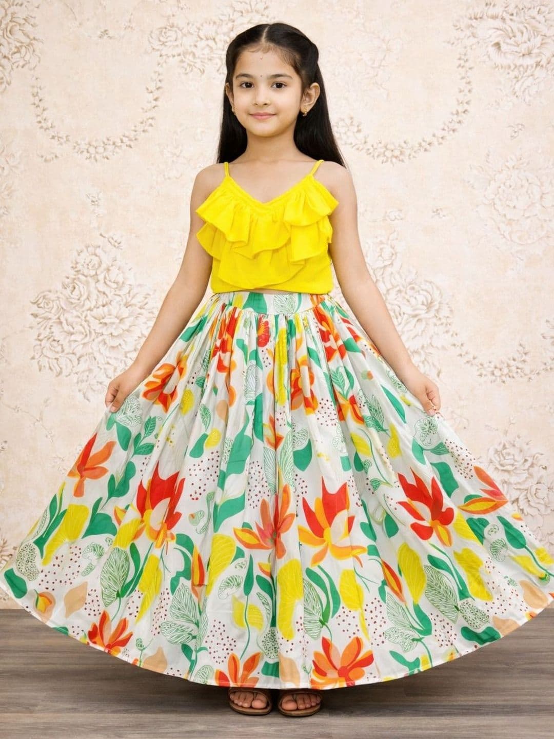 DRISHIV ENTERPRISE Girls Ready to Wear Lehenga & - view 1