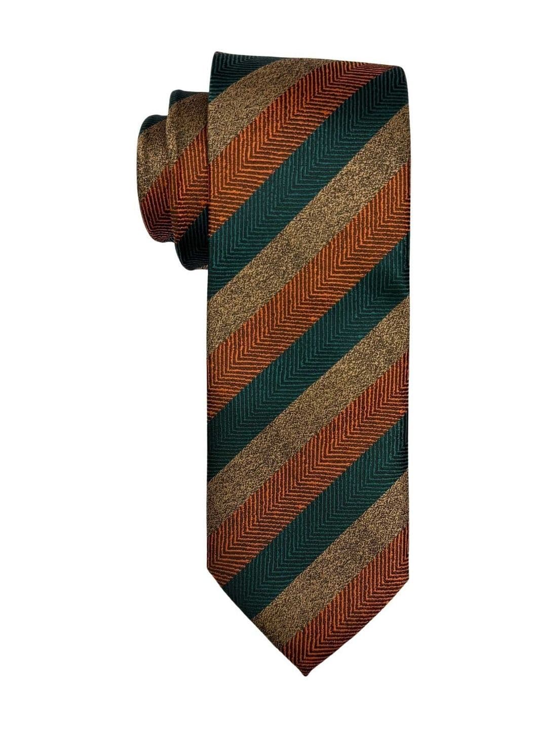 The Tie Hub Men Striped Broad Tie - view 1