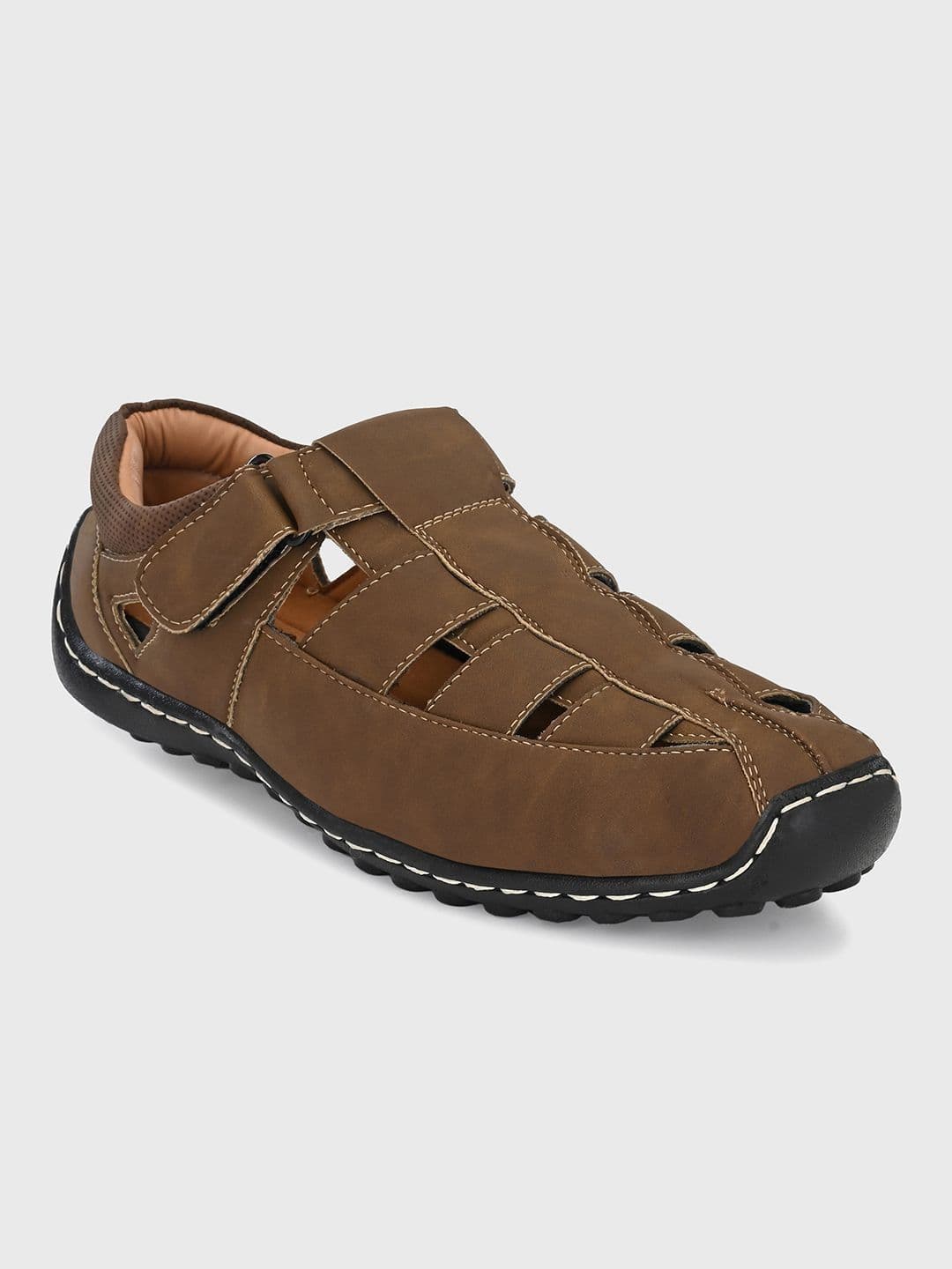 The Roadster Lifestyle Co Men Velcro Fisherman Sandals - view 1