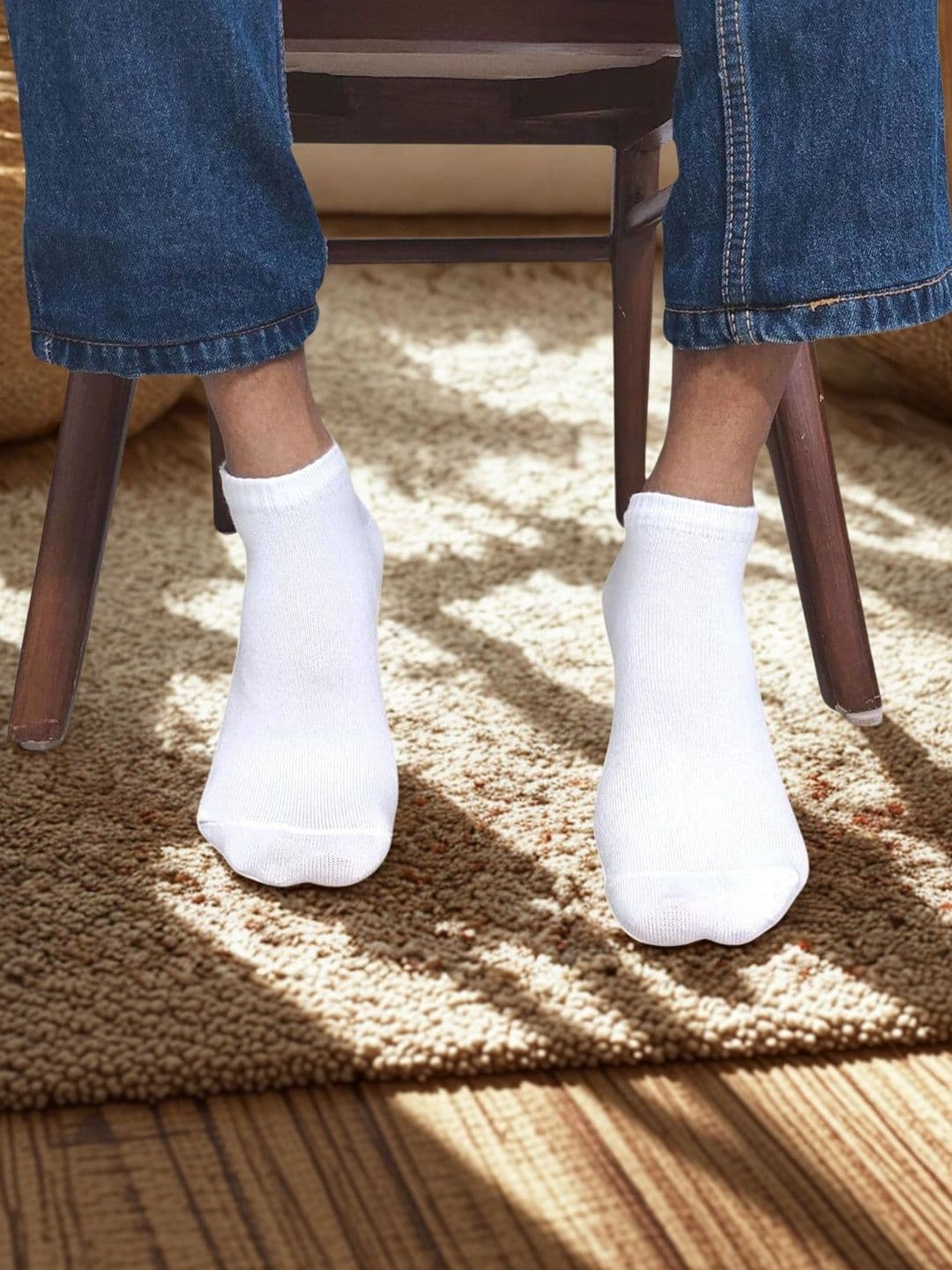 MJE Men Cotton Blend Ankle Length Socks - view 1