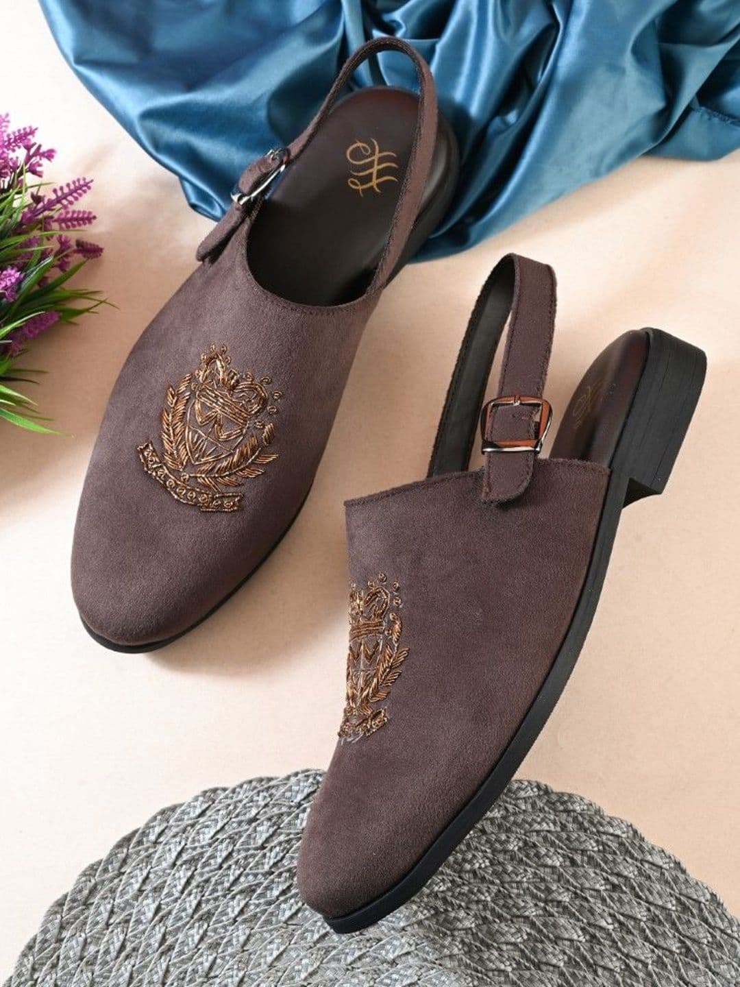 House of Pataudi Men Buckle Shoe-Style Sandals - view 1
