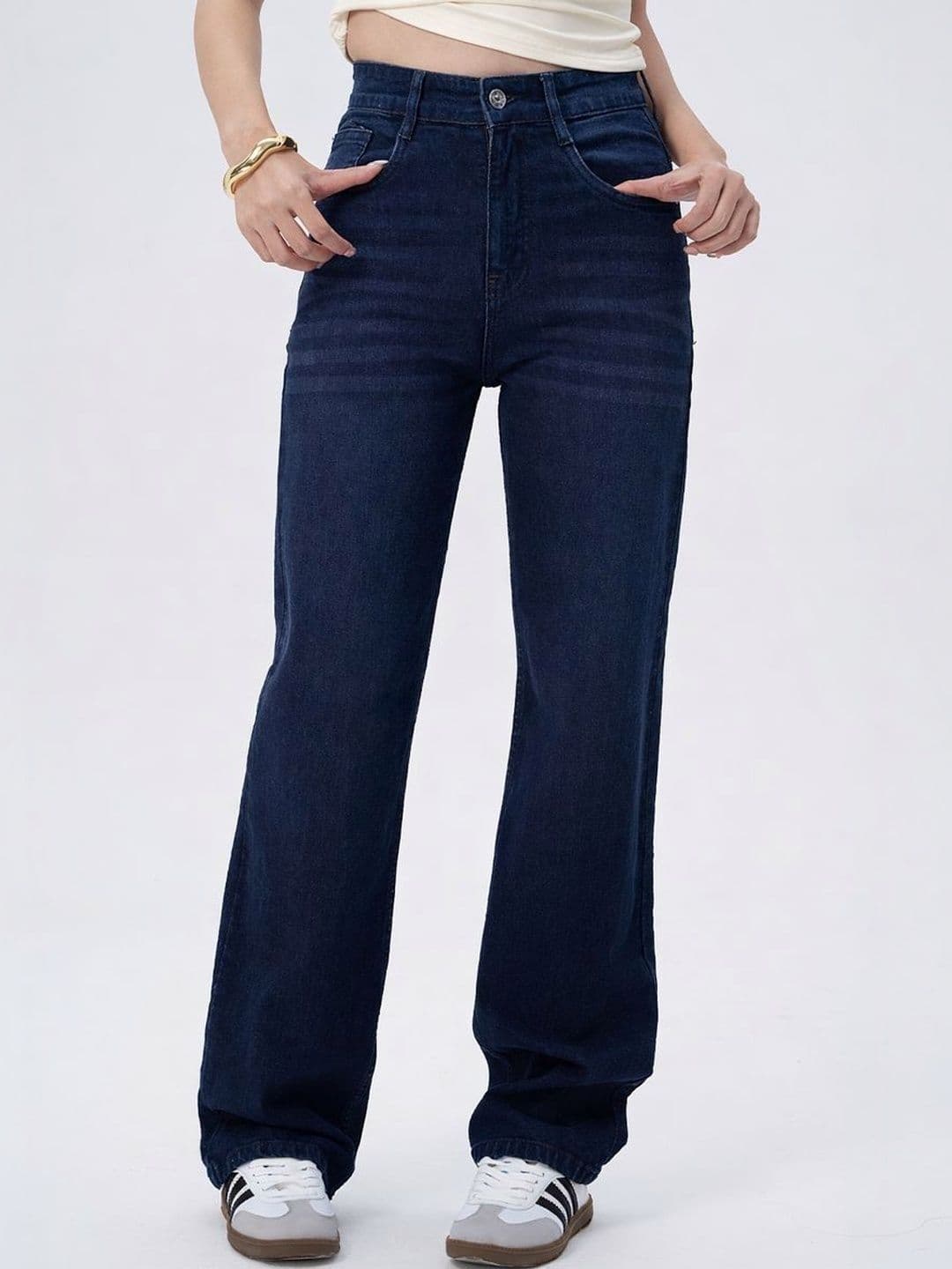 KASHIANXSTYLE Women Comfort Straight Fit High-Rise Stretchable Jeans - view 1