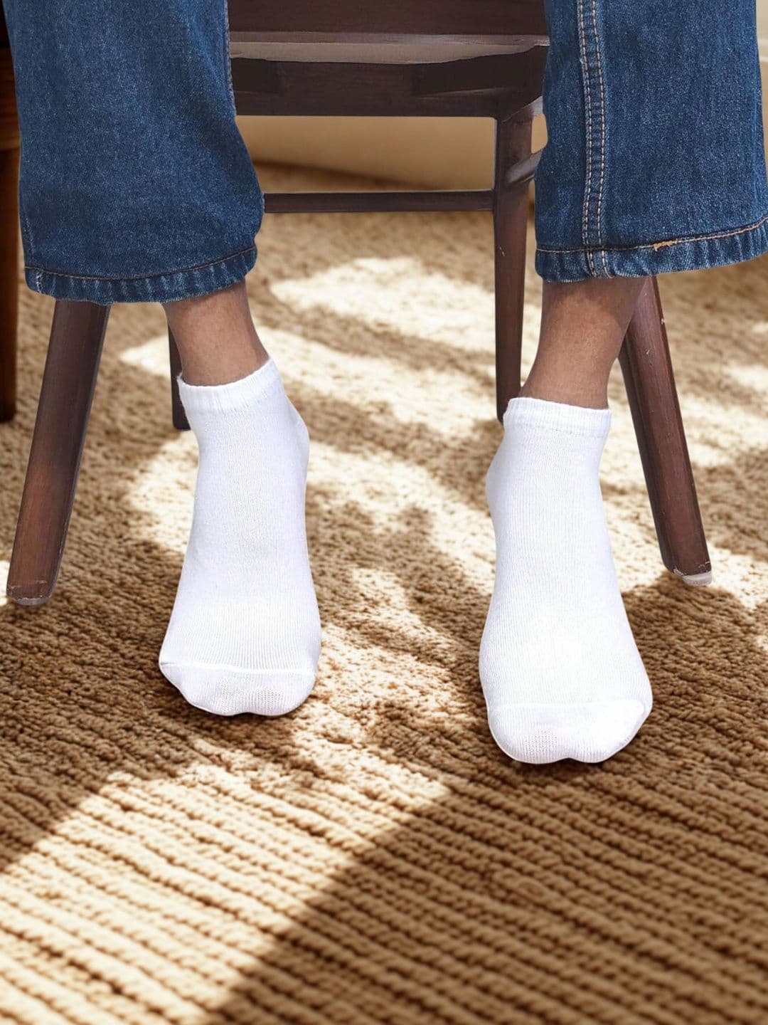 MJE Men Cotton Blend Ankle Length Socks - view 1