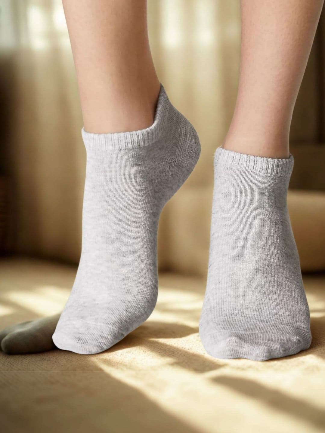 MJE Men Cotton Blend Ankle Length Socks - view 1